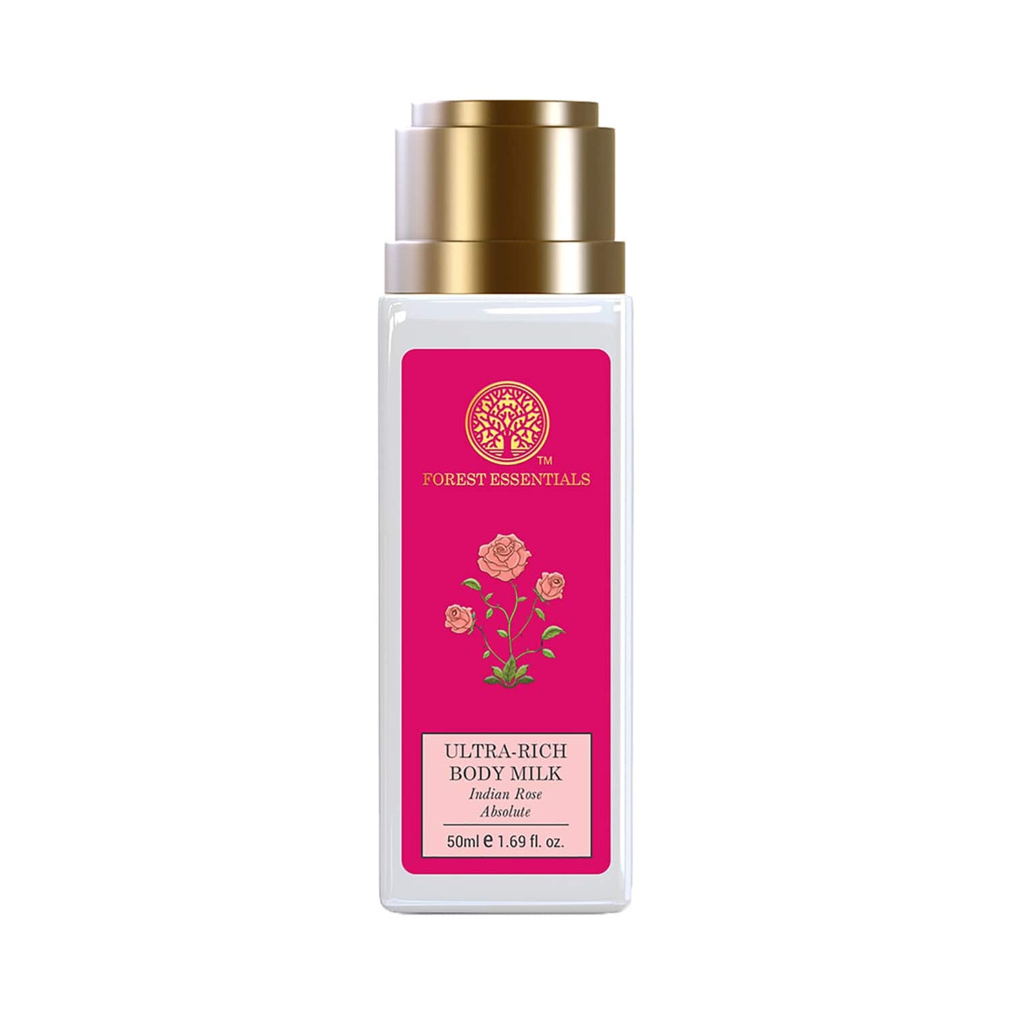 Forest Essentials Indian Rose Absolute Ultra-Rich Body Milk (50ml)