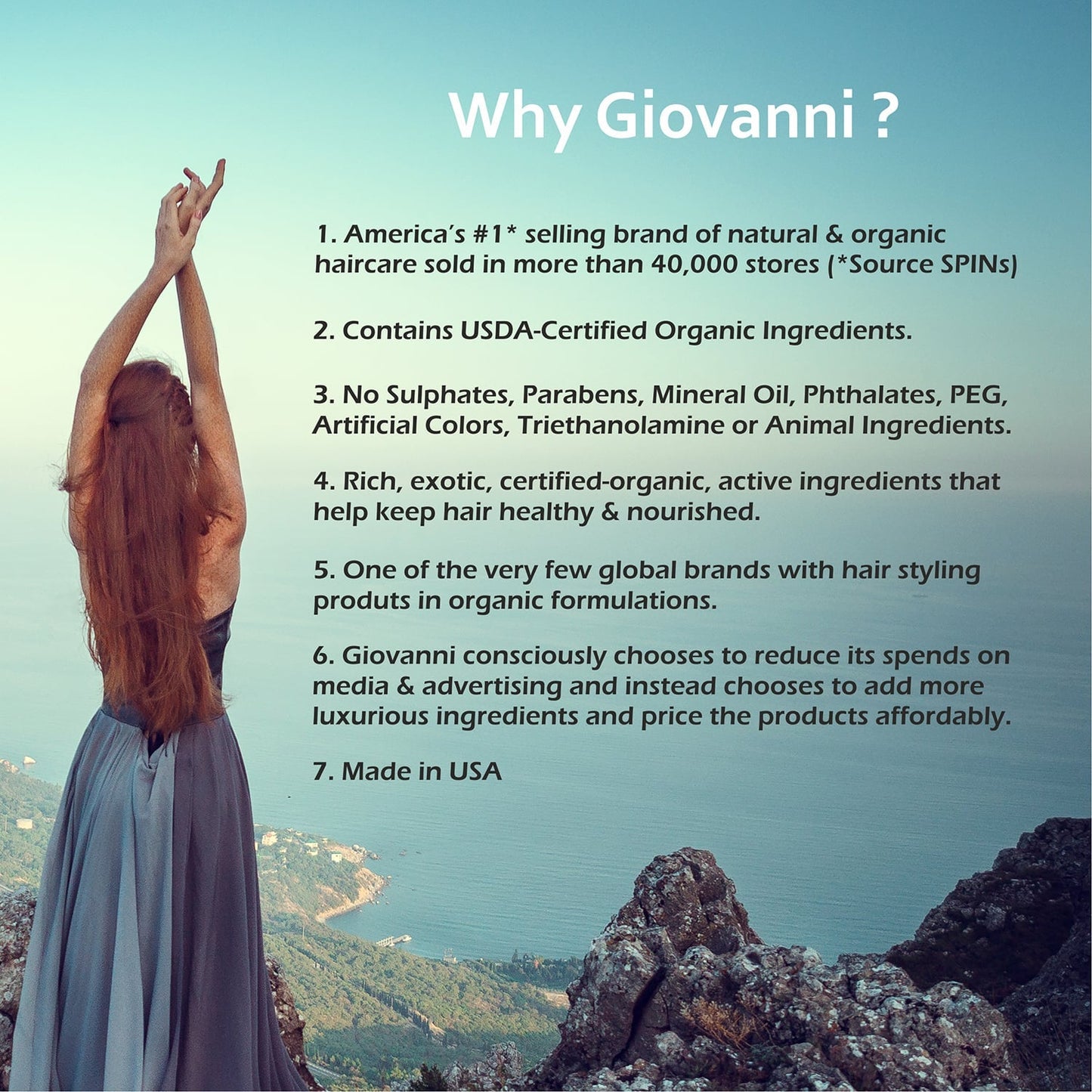 Giovanni Organic Vitapro Fusion Protective Moisture Leave - In Spray Hair Conditioner (150ml)