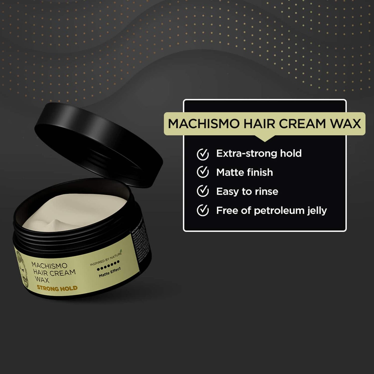 The Man Company Machismo Hair Styling Cream Wax (100g)