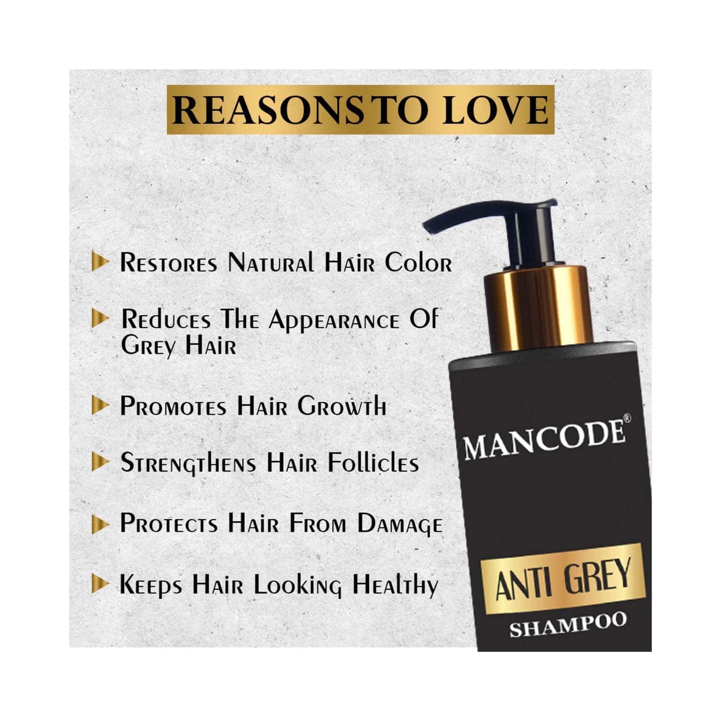 Mancode Anti Grey Shampoo For Men (250 gm)