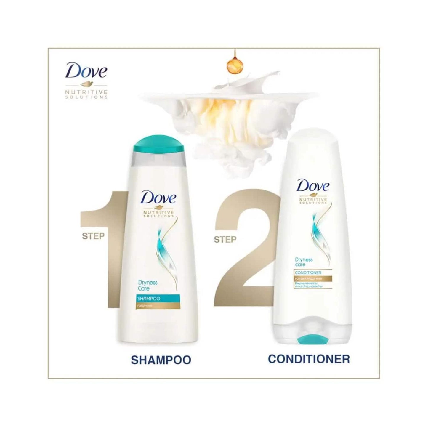 Dove Dryness Care Shampoo (340ml)