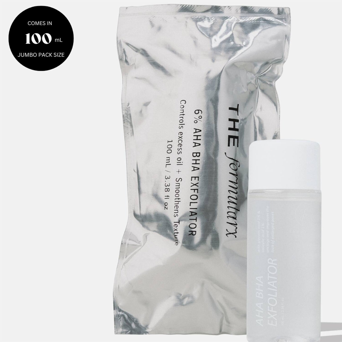 The Formularx 6% AHA BHA Exfoliator With 5% Glycolic & 1% Salicylic Acid (100ml)