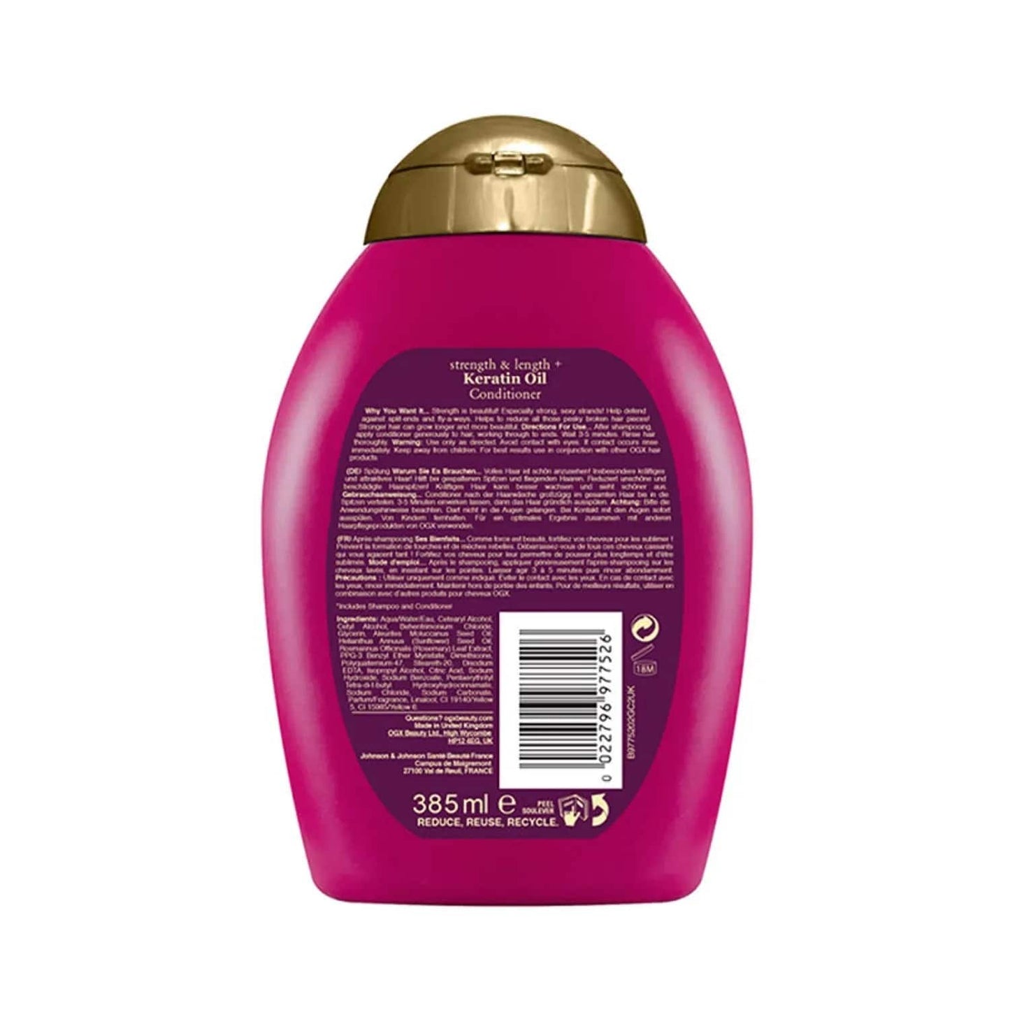 OGX Strength & Length Keratin Oil Conditioner (385ml)