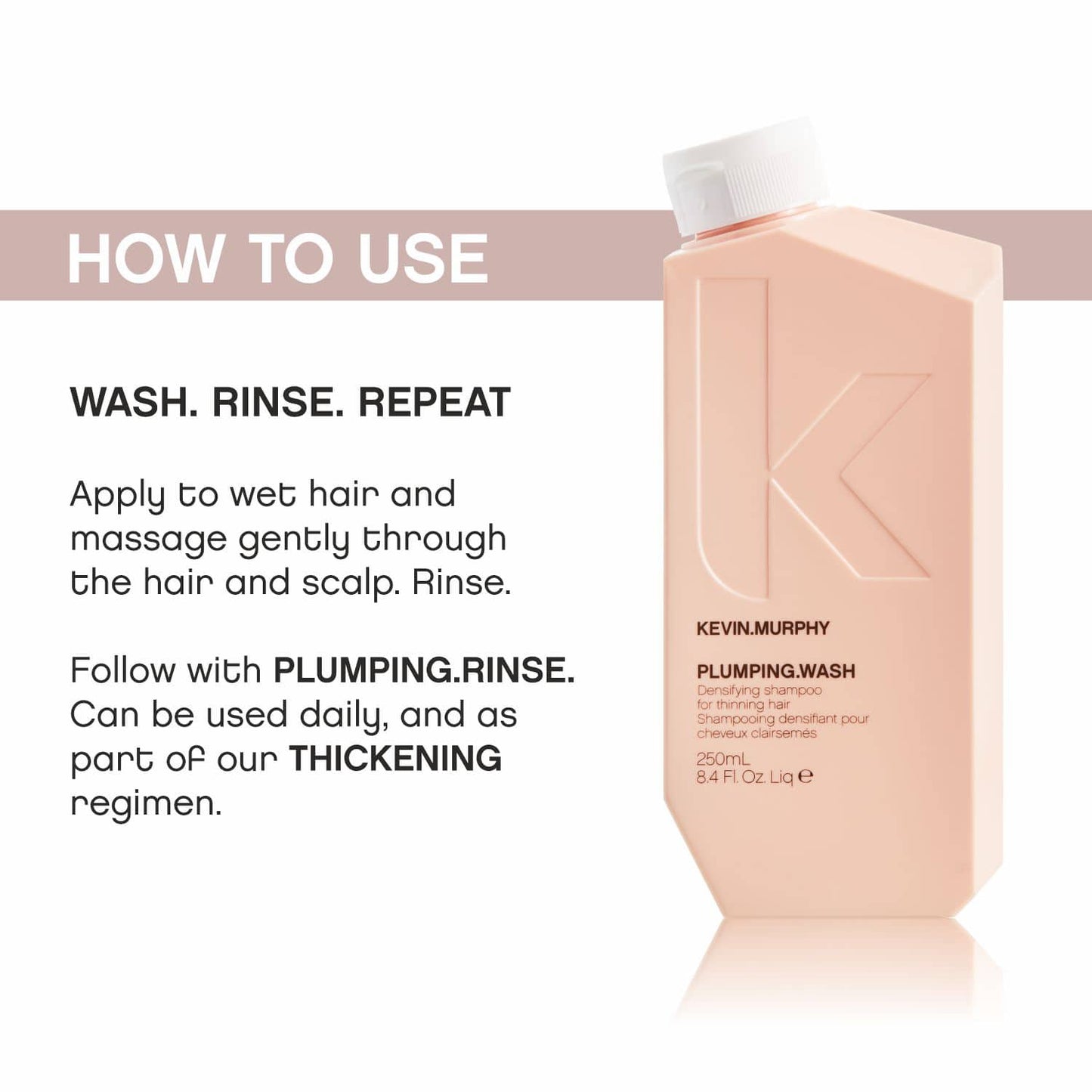 Kevin Murphy Plumping Wash Densifying Shampoo (250ml)