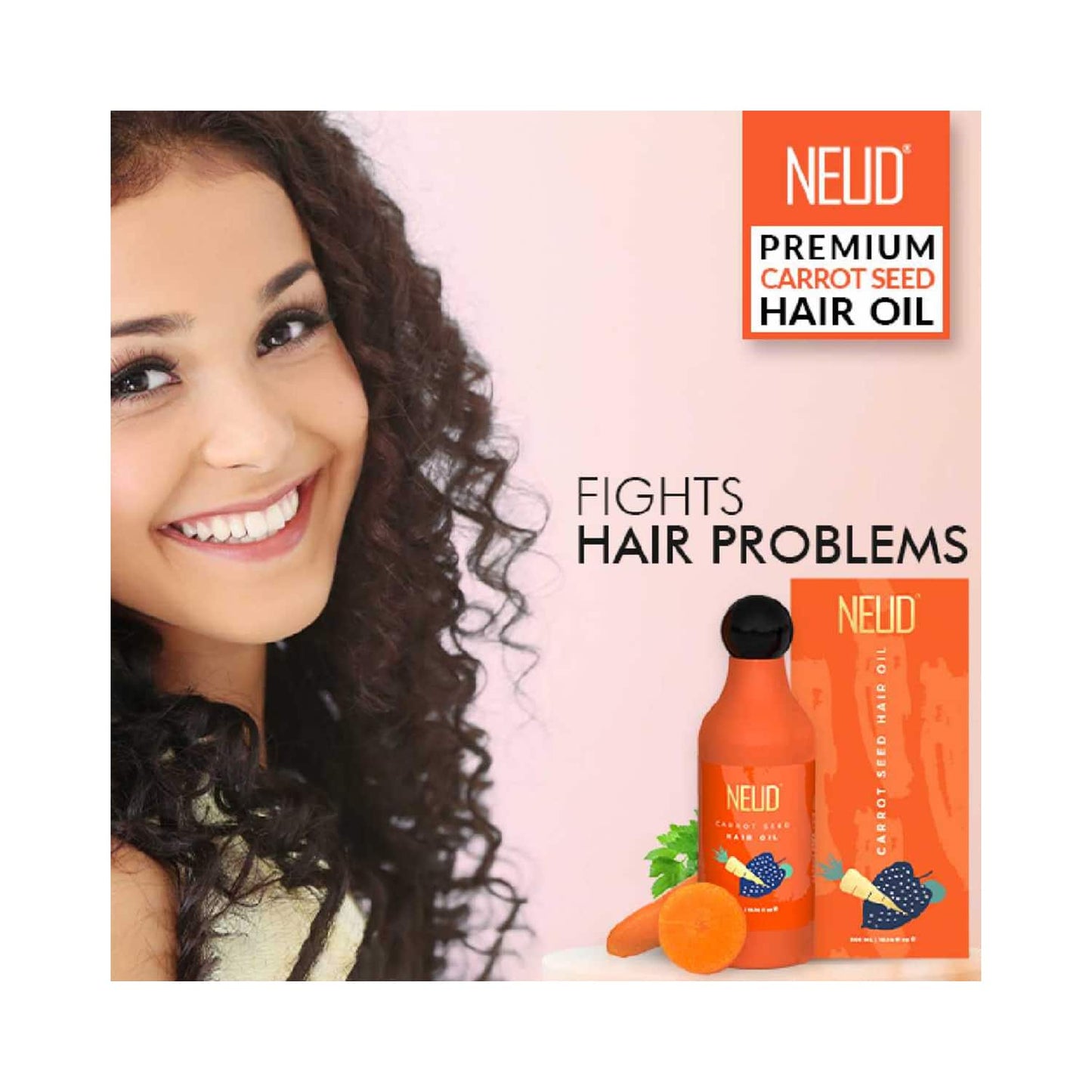 NEUD Carrot Seed Premium Hair Oil (300ml)