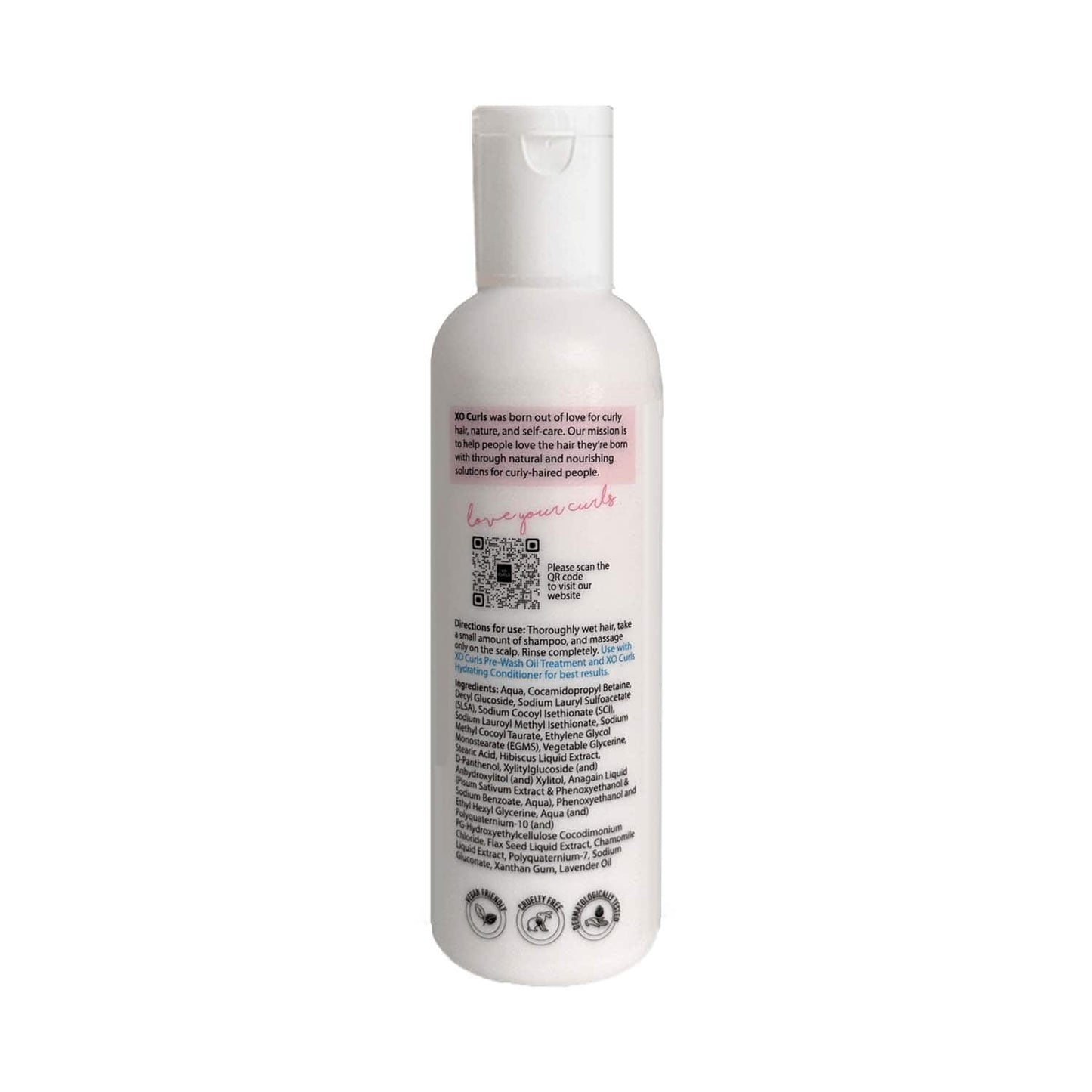 Xo Curls Argan Oil And Flaxseed Hydrating Shampoo (200 ml)