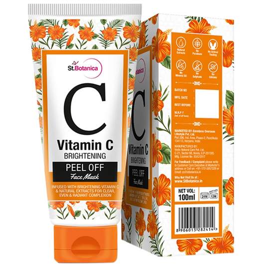 St.Botanica Vitamin C Brightening Peel Off Mask For Dark Spots Complexion (100ml)