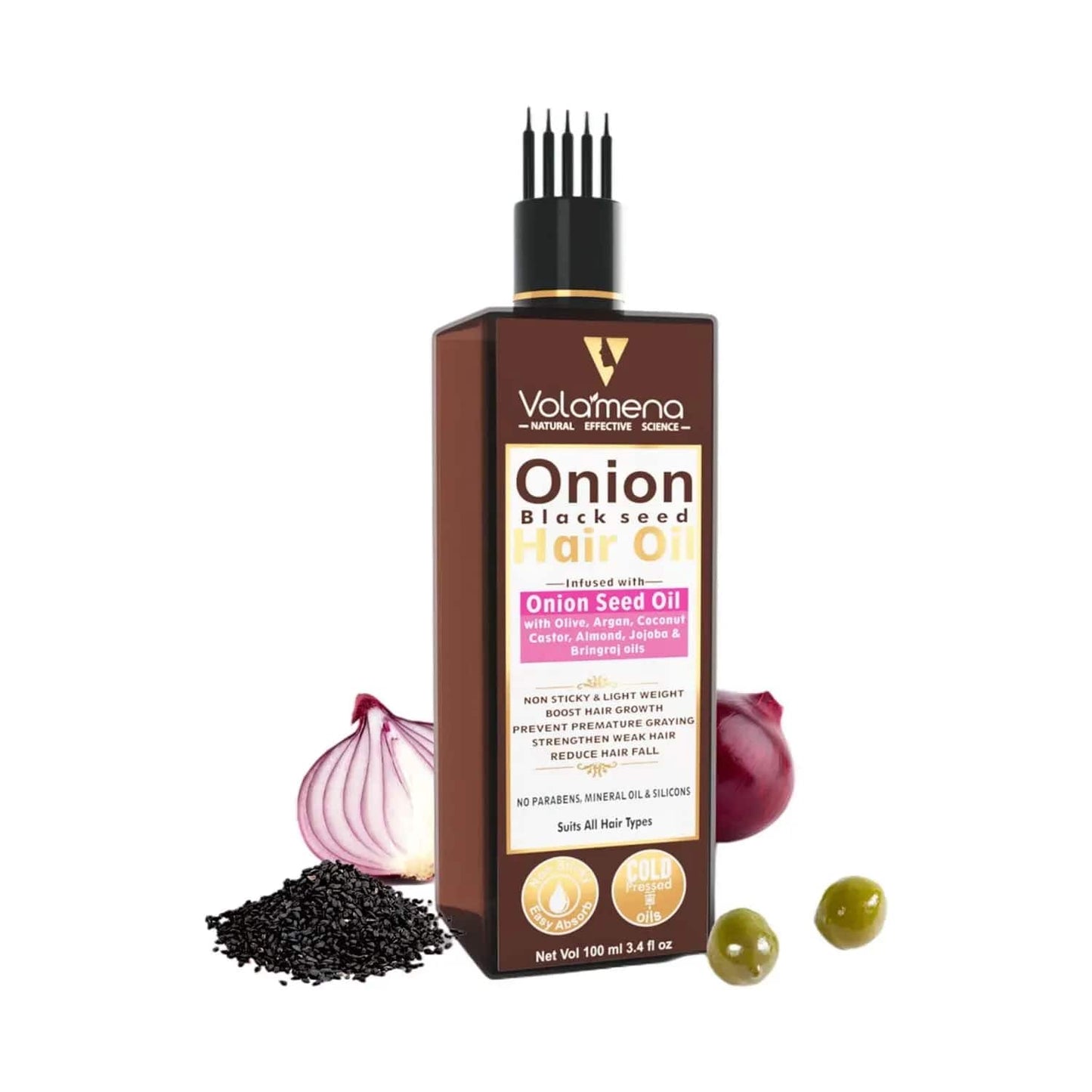 Volamena Onion Black Seed Hair Oil (100ml)