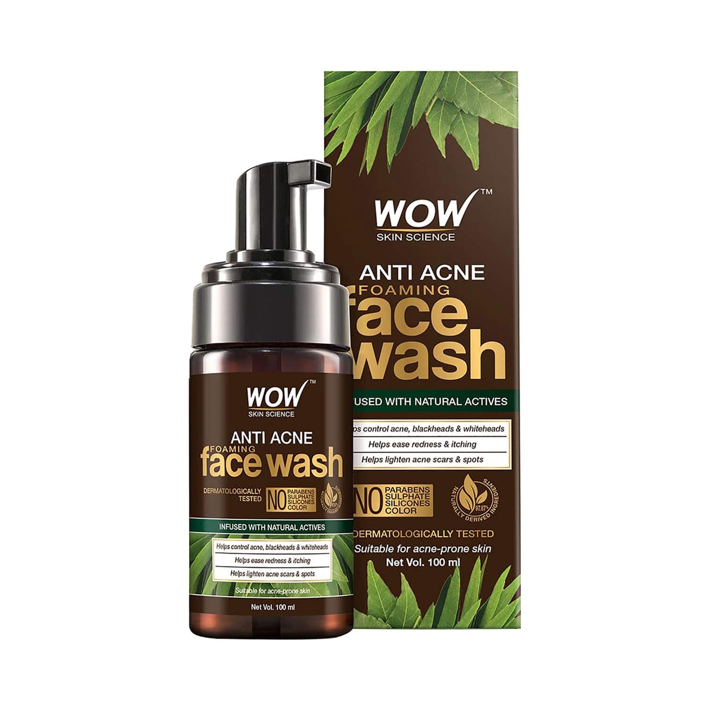 WOW SKIN SCIENCE Anti-Acne Face Wash (200ml)