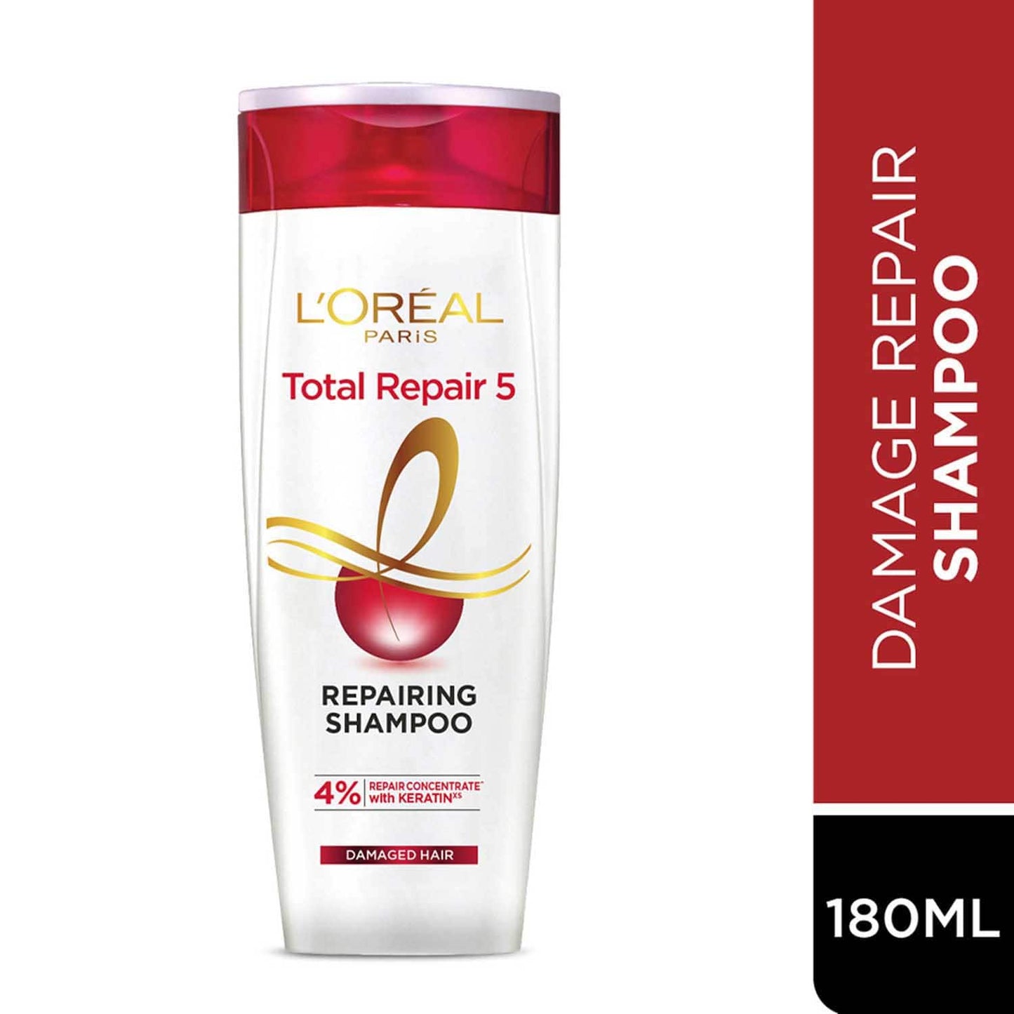 L'Oreal Paris Total Repair 5 Repairing Shampoo with Keratin XS (180ml)