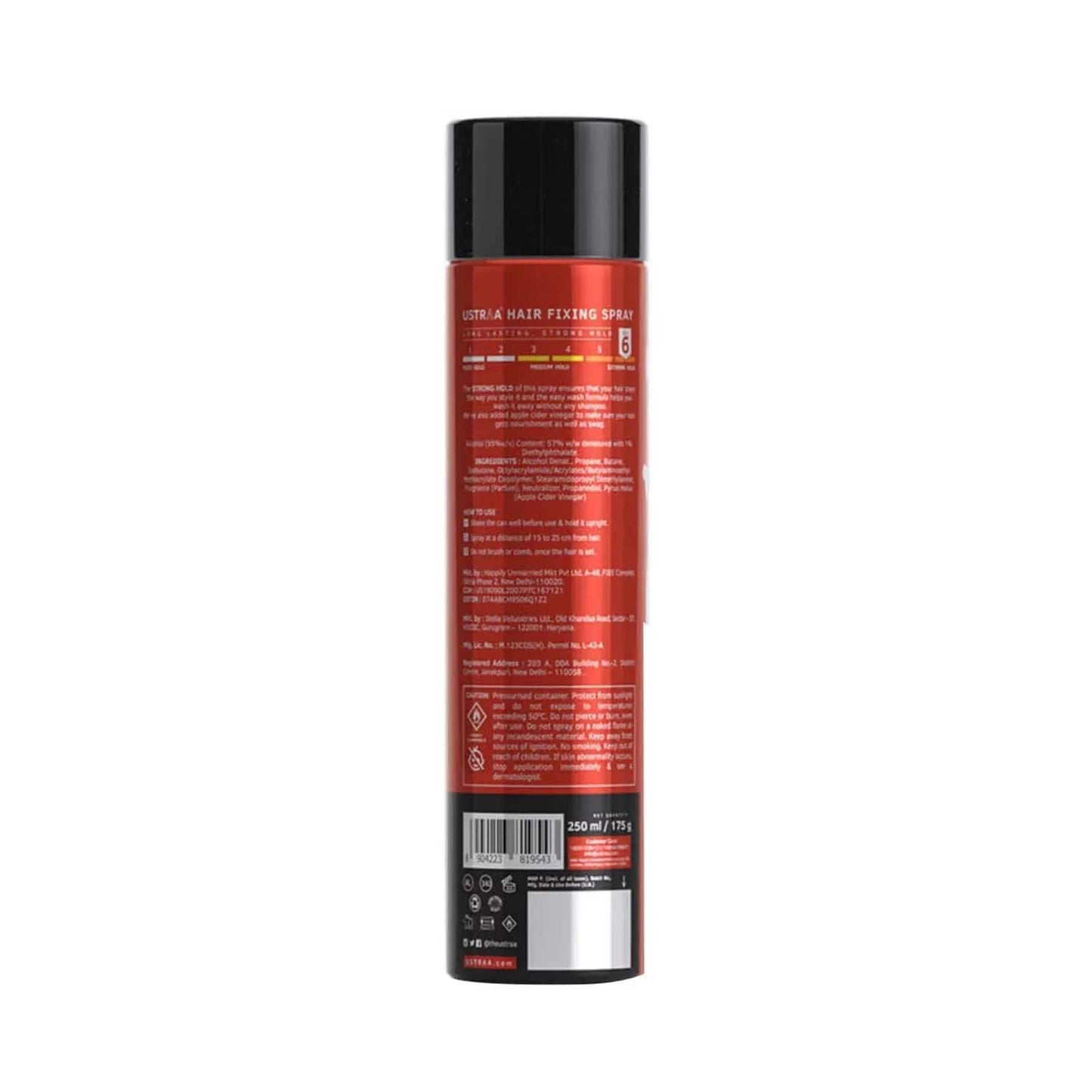 Ustraa Strong Hold Hair Fixing Spray - (250ml)