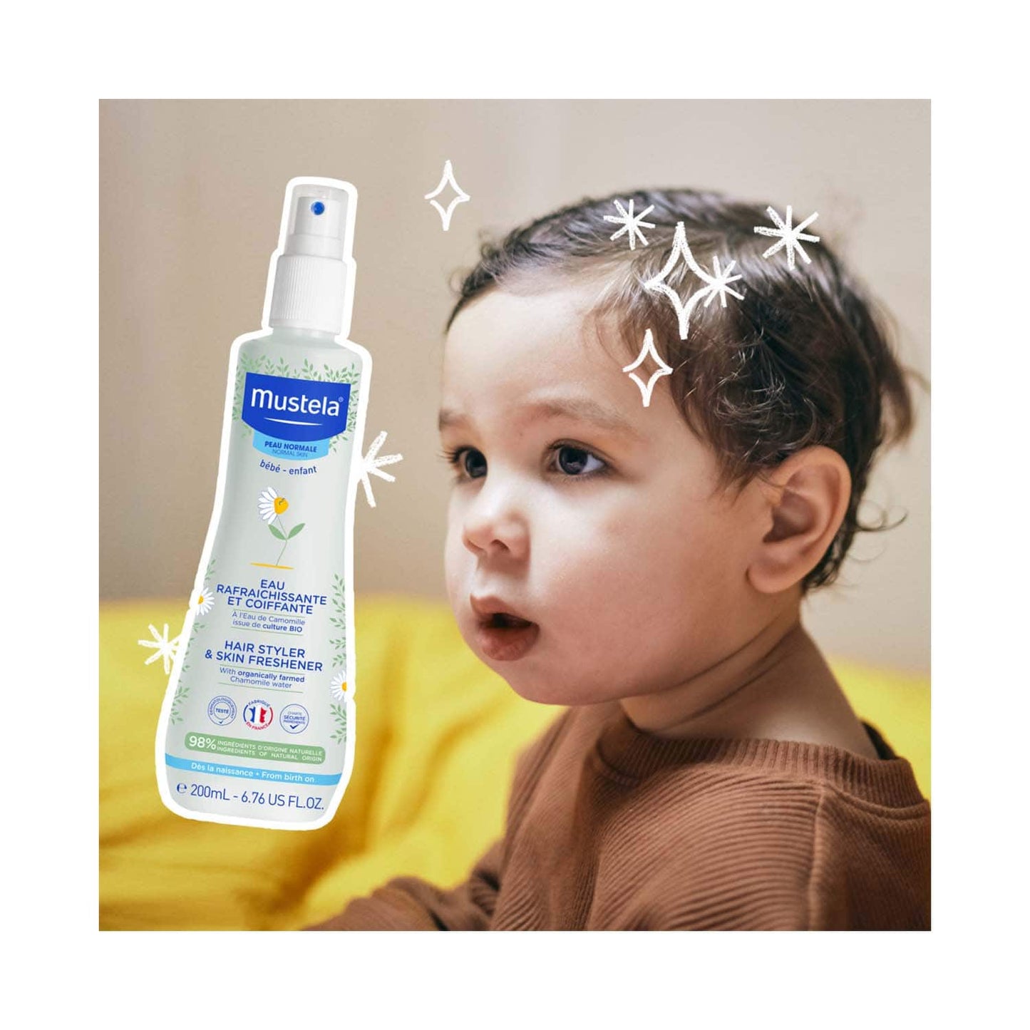 Mustela Hair Styler & Skin Freshener (200 ml)