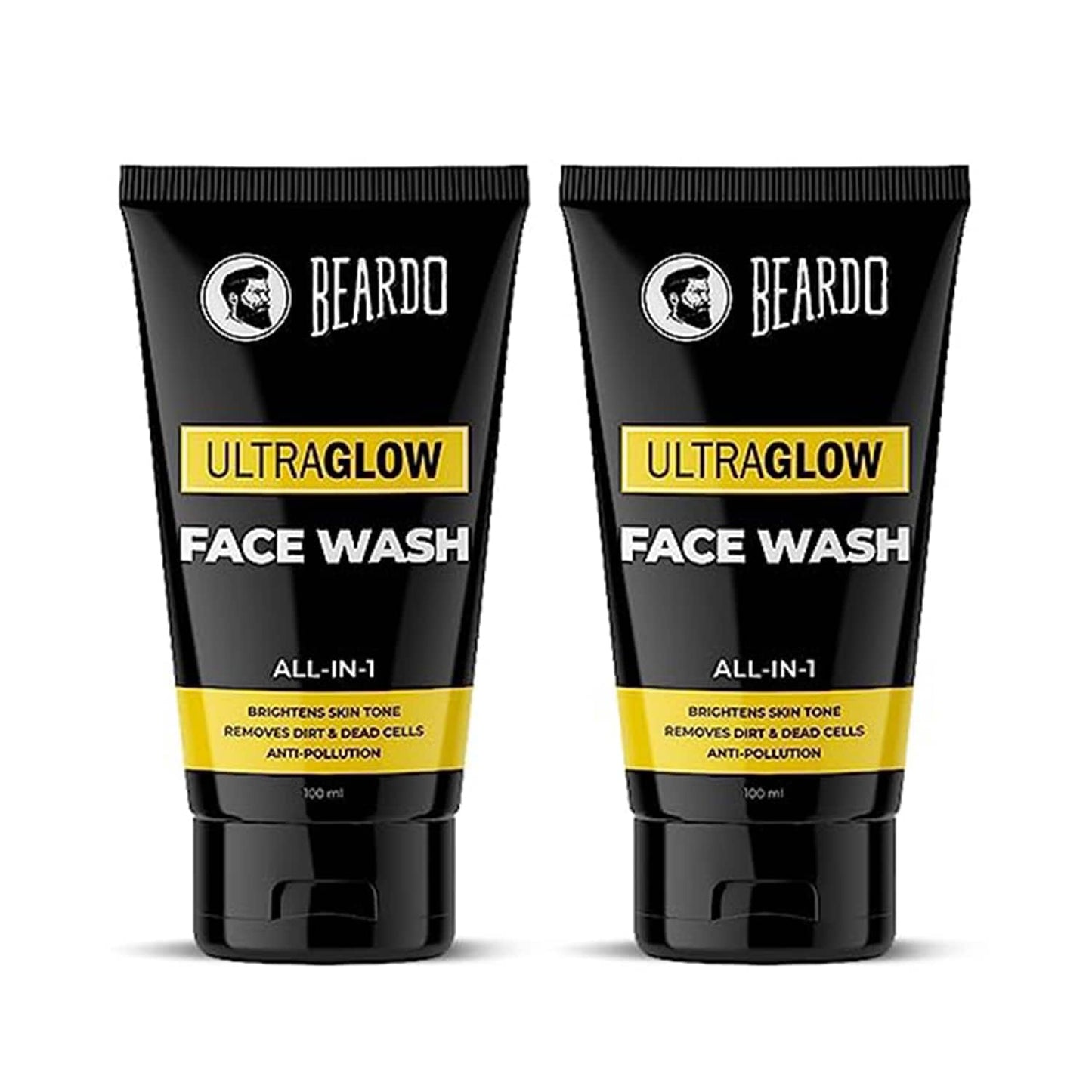 Beardo Ultraglow Facewash For Men 100 ml Combo (Pack of 2)