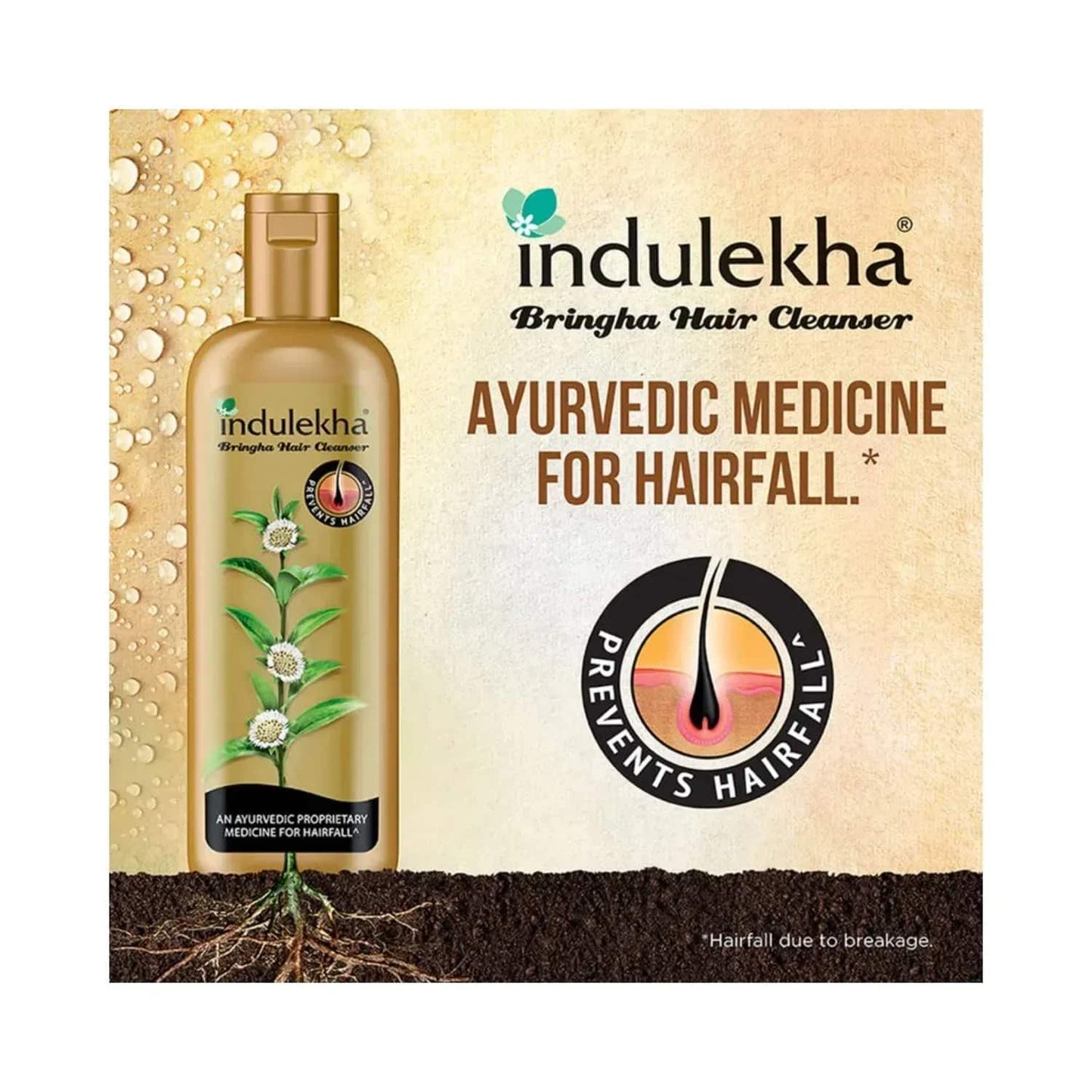 Indulekha Bringha Shampoo (340 ml)