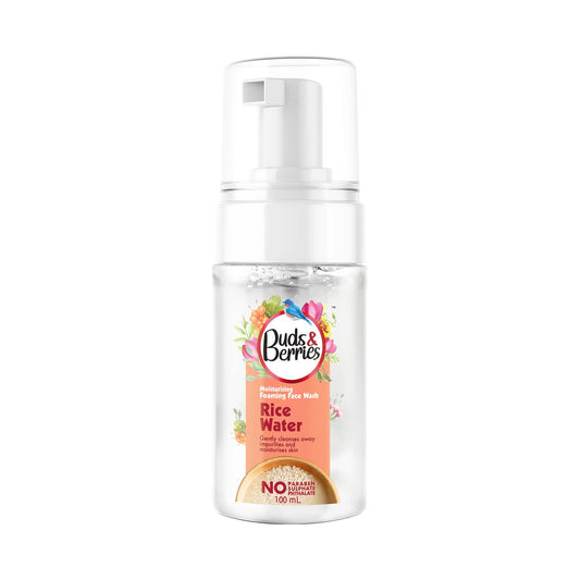 Buds & Berries Rice Water Foaming Face Wash (100ml)