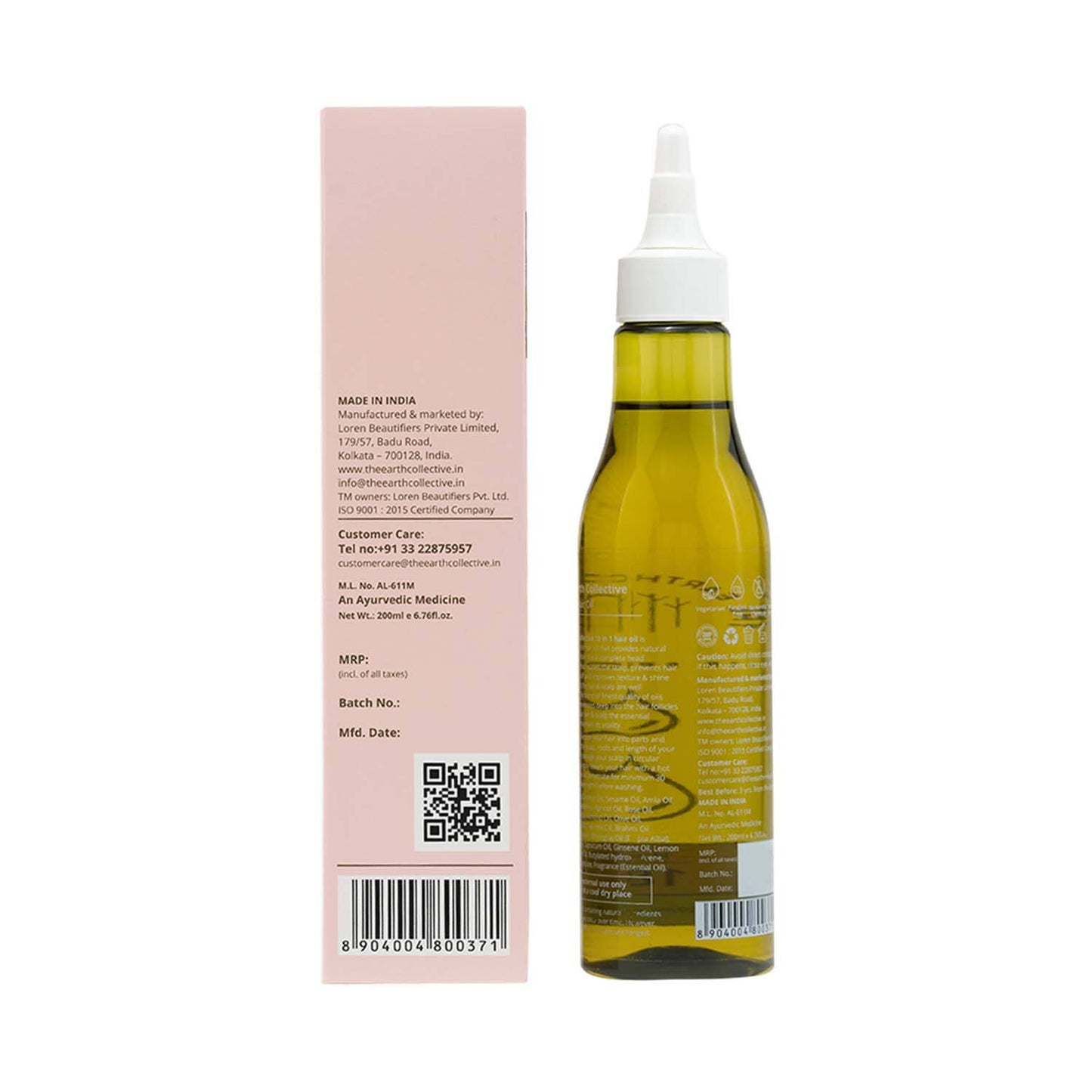 The Earth Collective 18 in 1 Hair Oil (200 ml)