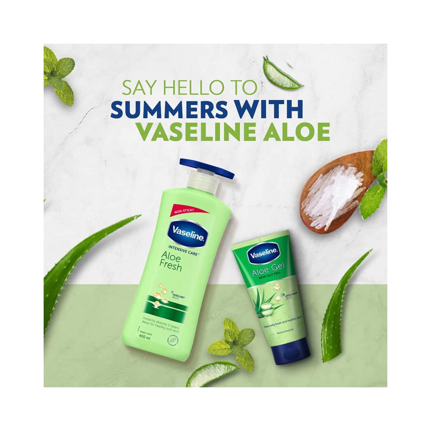 Vaseline Intensive Care Aloe Fresh Body Lotion (400ml)