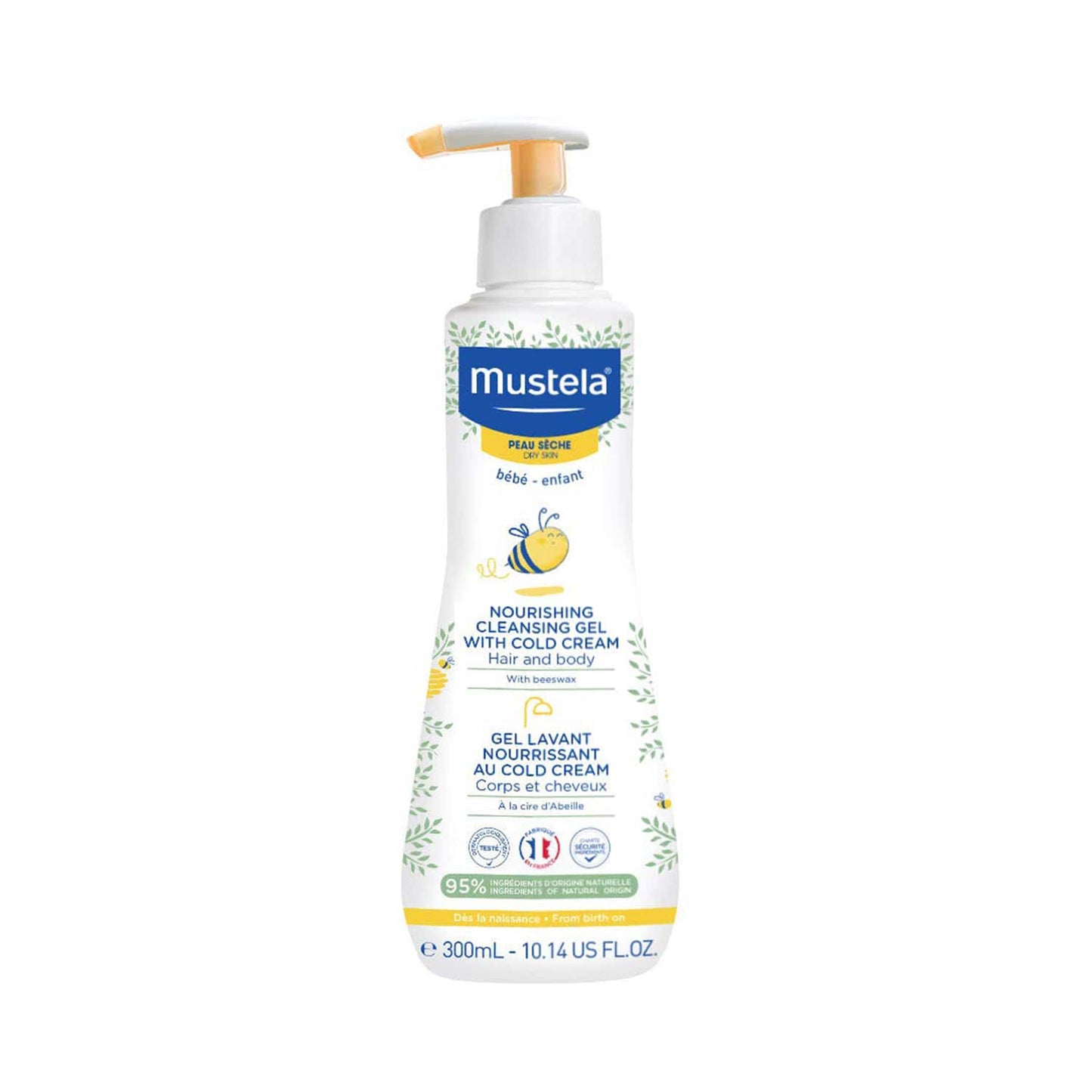 Mustela Nourishng Cleansing Gel with cold cream (300 ml)