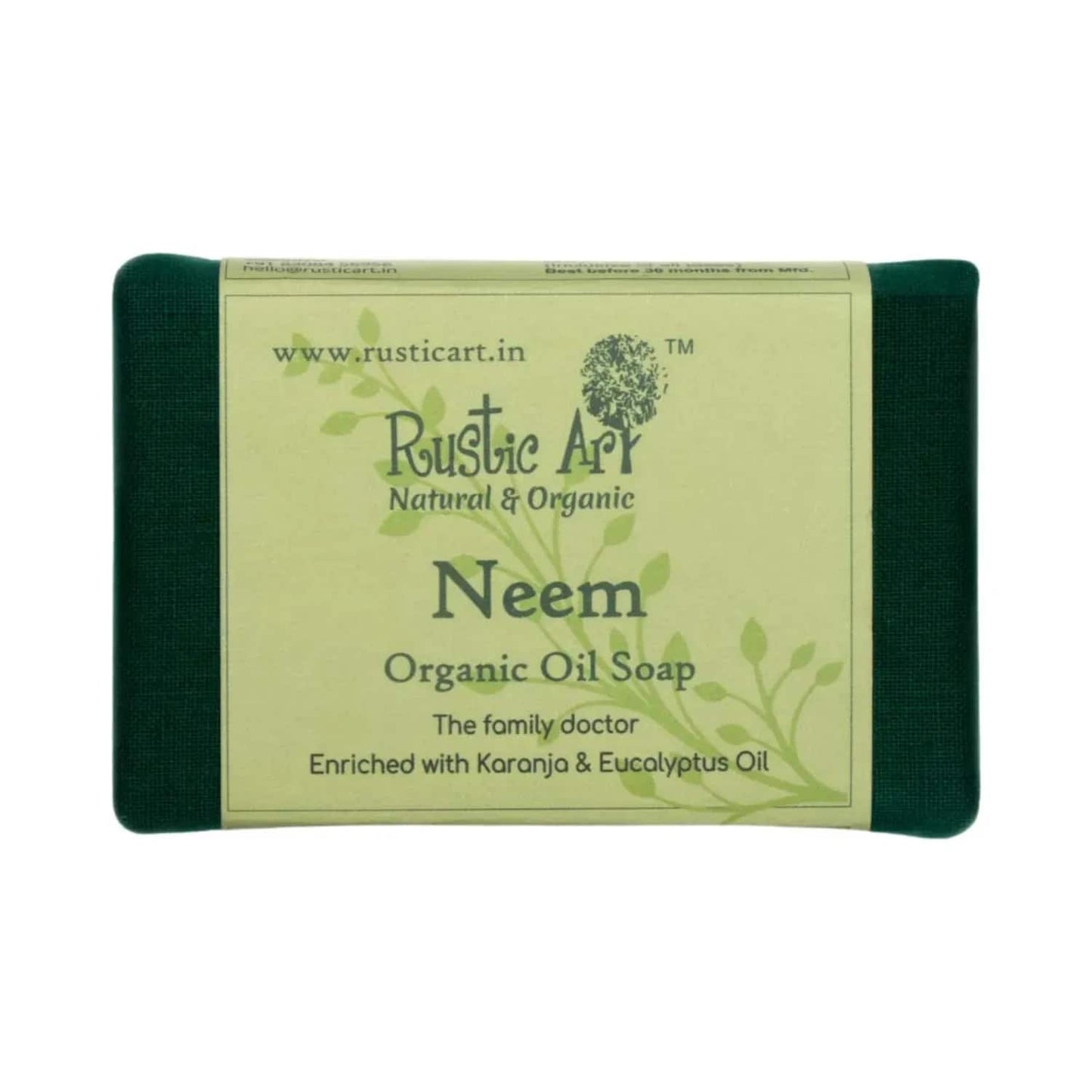 Rustic Art Organic Neem Soap (100g)