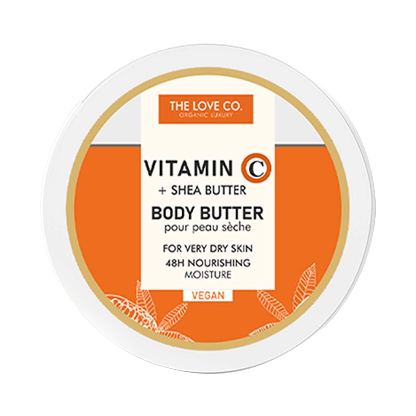 THE LOVE CO. Vitamin C Body Butter Deep Moisturization With Pure Shea Butter (200g)