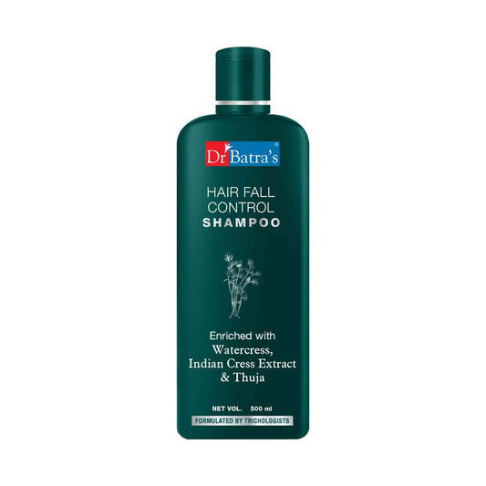 Dr Batra's Hair Fall Control Enriched With Watercress Extracts Shampoo (500ml)