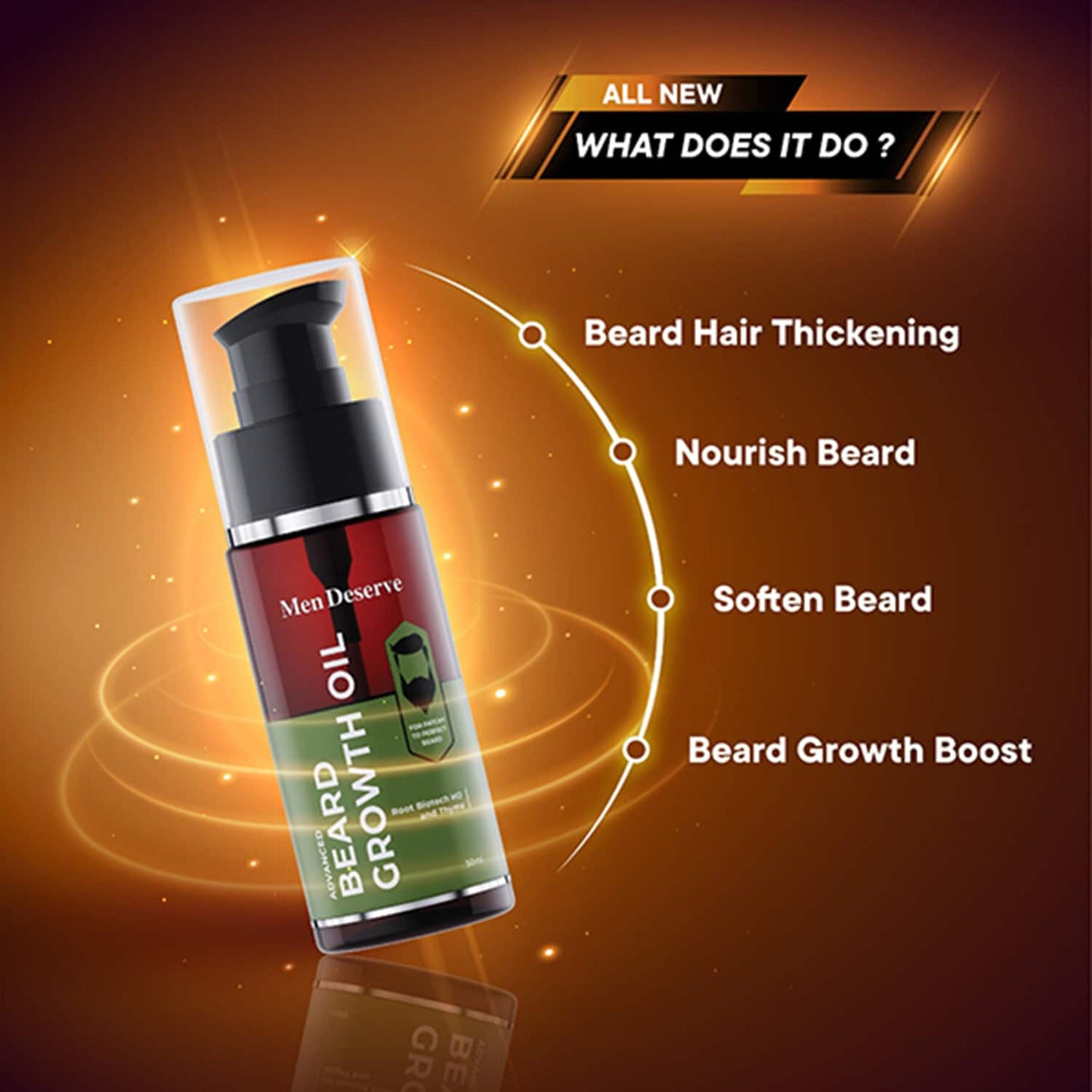 Men Deserve Advanced Beard Growth Oil (50ml)