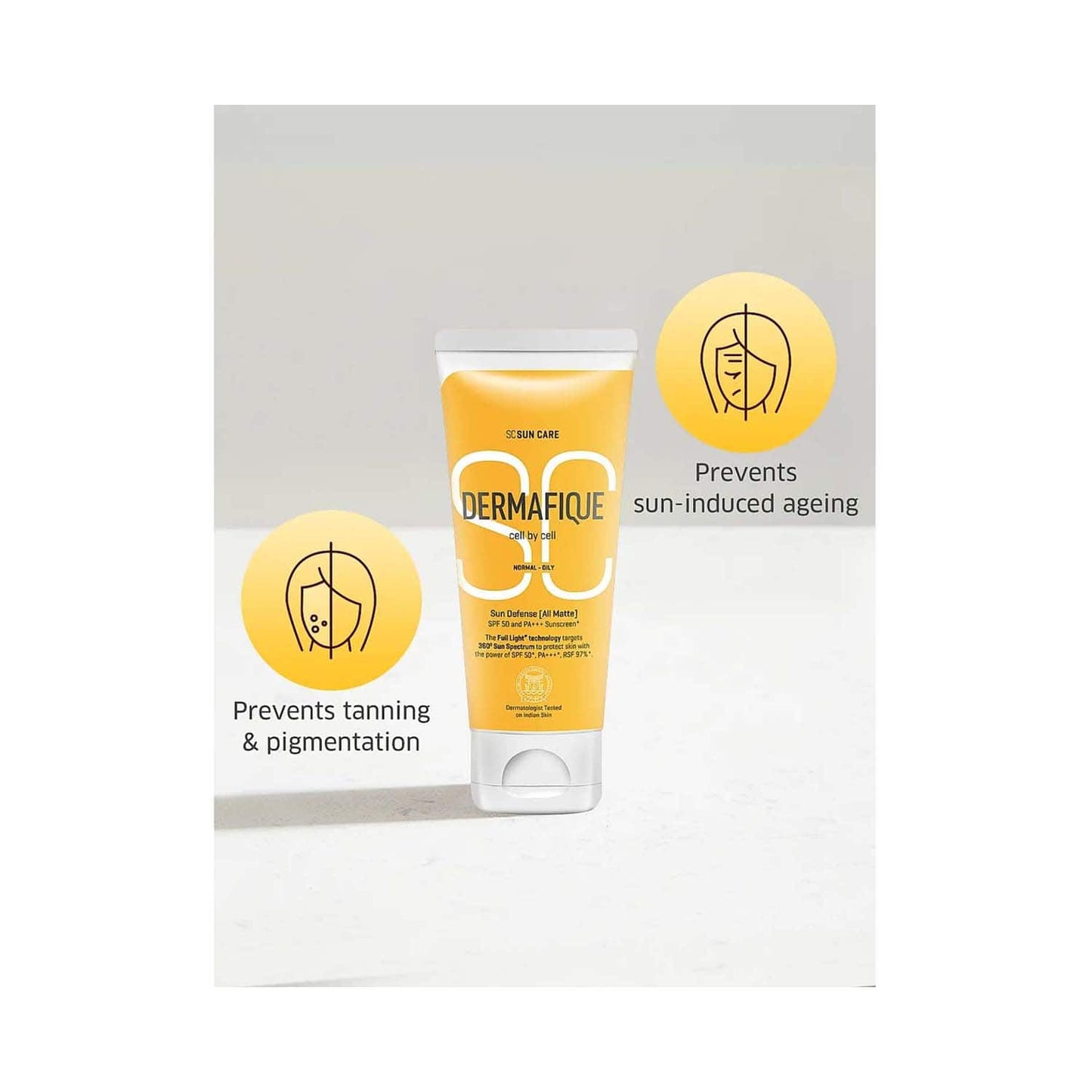 Dermafique Sun Defense All Matte Sunscreen With SPF 30 PA++ (50 g)