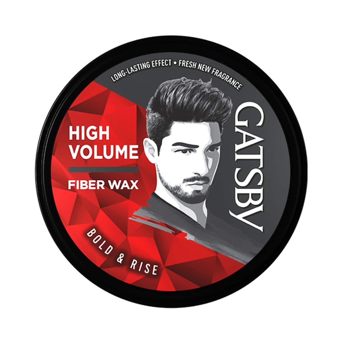 Gatsby Bold & Rise High Volume Fiber Wax (75g) & Level 5 Water Gloss Super Hard (300g) Combo