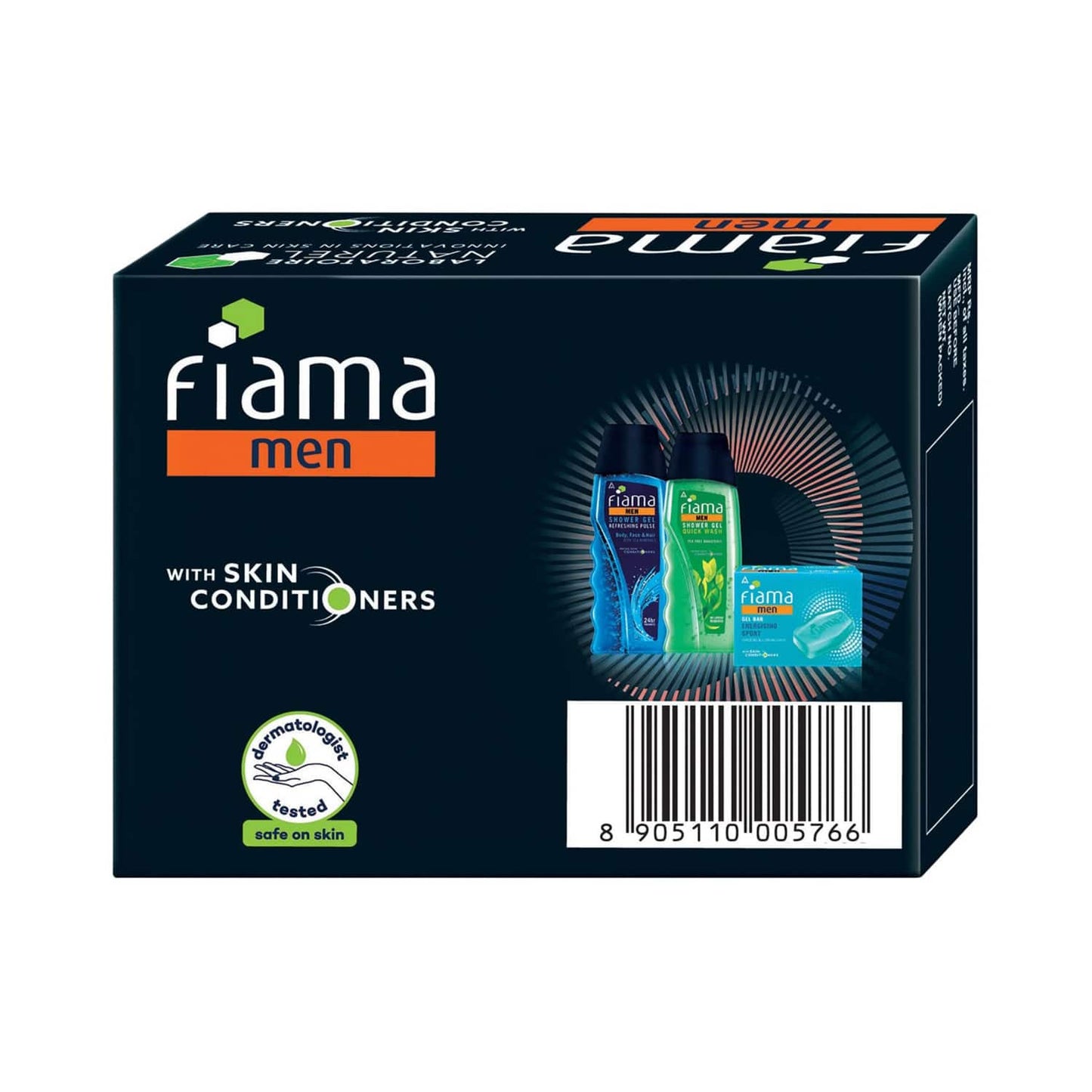 Fiama Men Deep Clean Gel Bar With Skin Conditioners (125g)