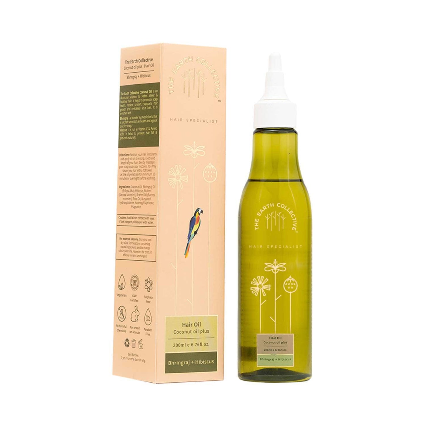 The Earth Collective Hair Oil - Coconut Oil Plus (200 ml)