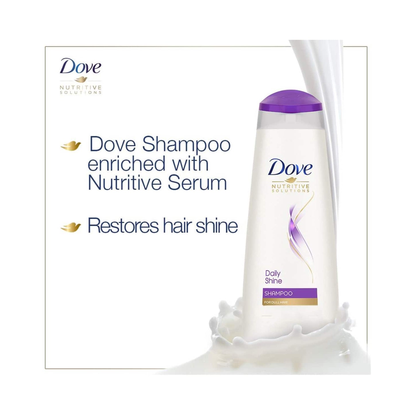 Dove Daily Shine Shampoo For Dull Hair (80ml)