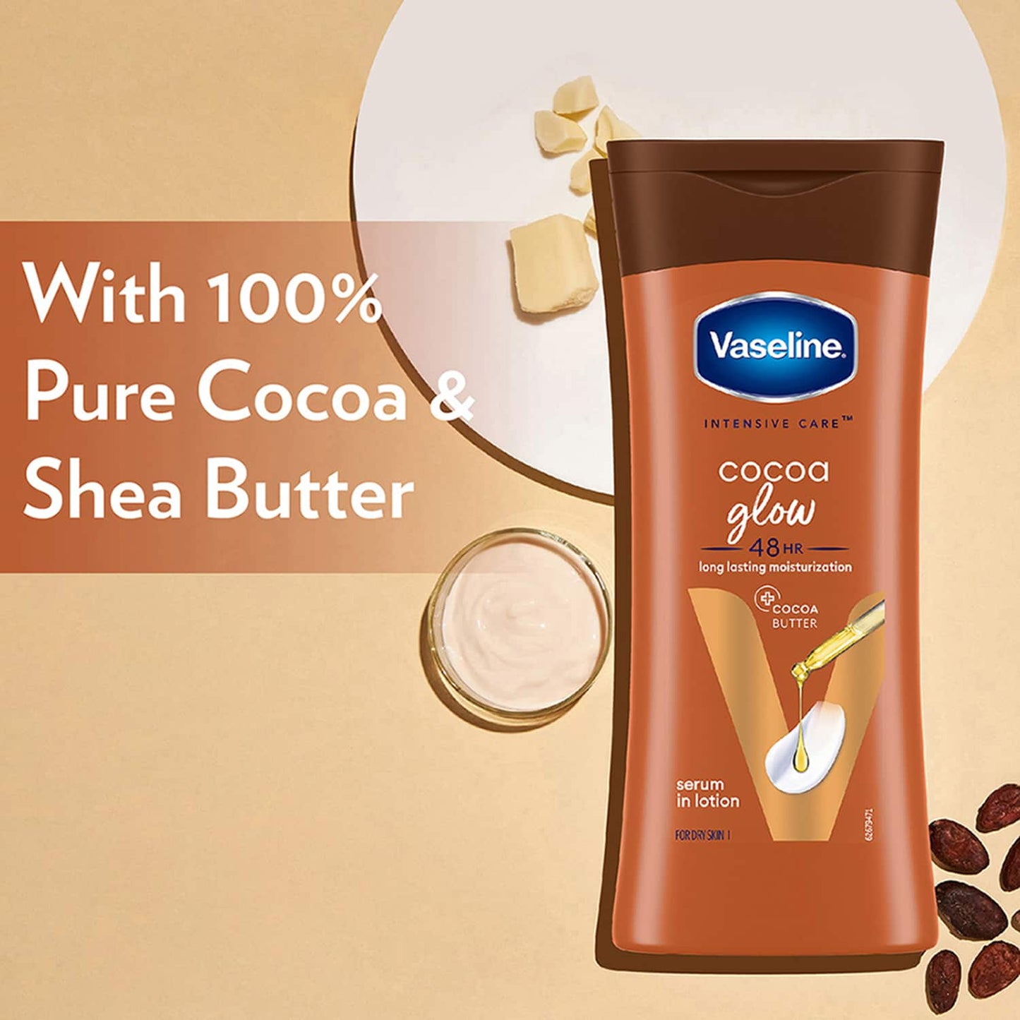 Vaseline Intensive Care Cocoa Glow Body Lotion - (200ml)