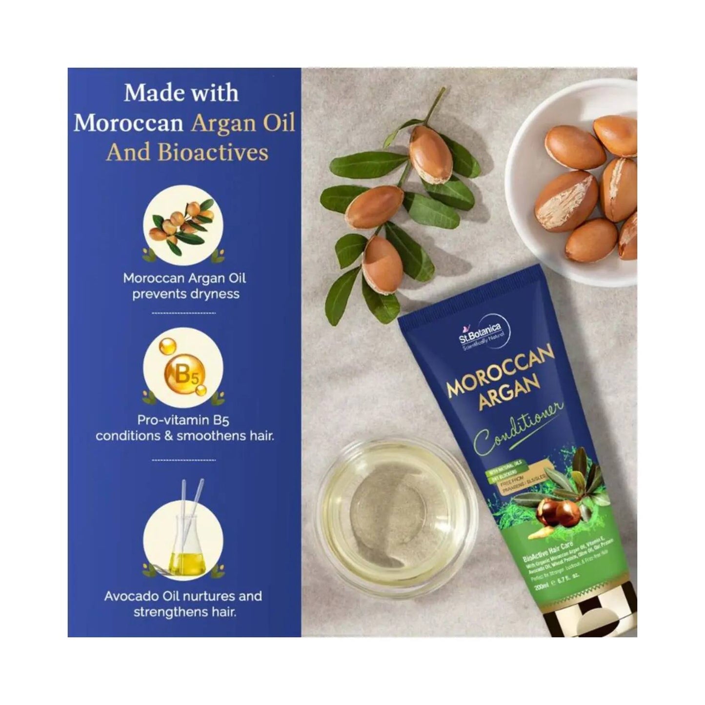 St.Botanica Moroccan Argan Hair Conditioner (200ml)