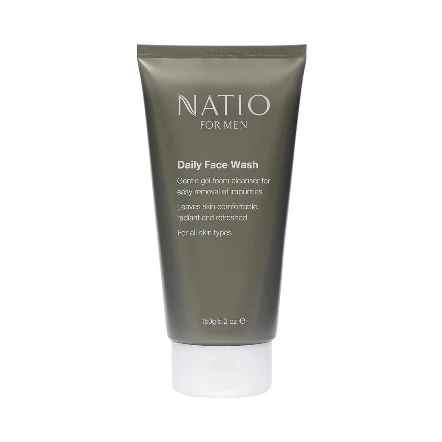 Natio For Men Daily Face Wash (150 g) & Men Oil Free Moisturiser (100 g) Combo