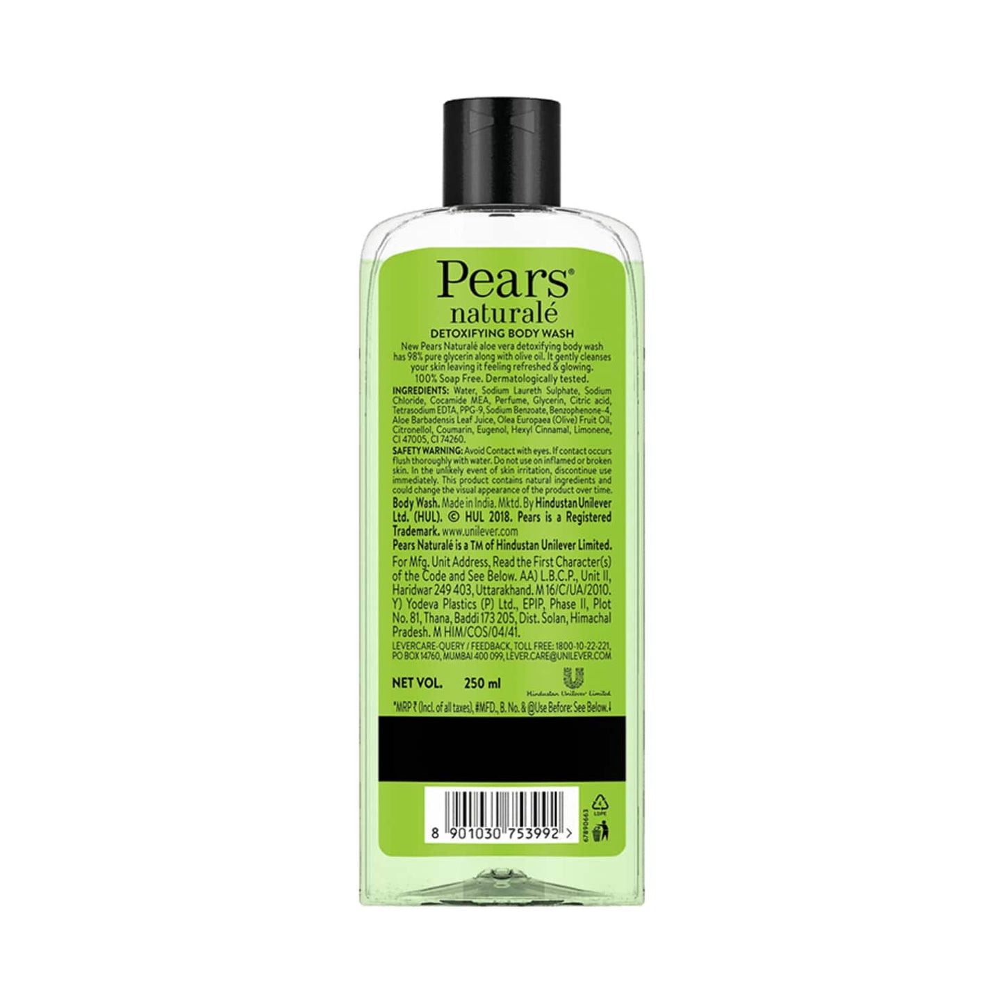 Pears Naturale Detoxifying Aloe Vera Body Wash - (250ml)