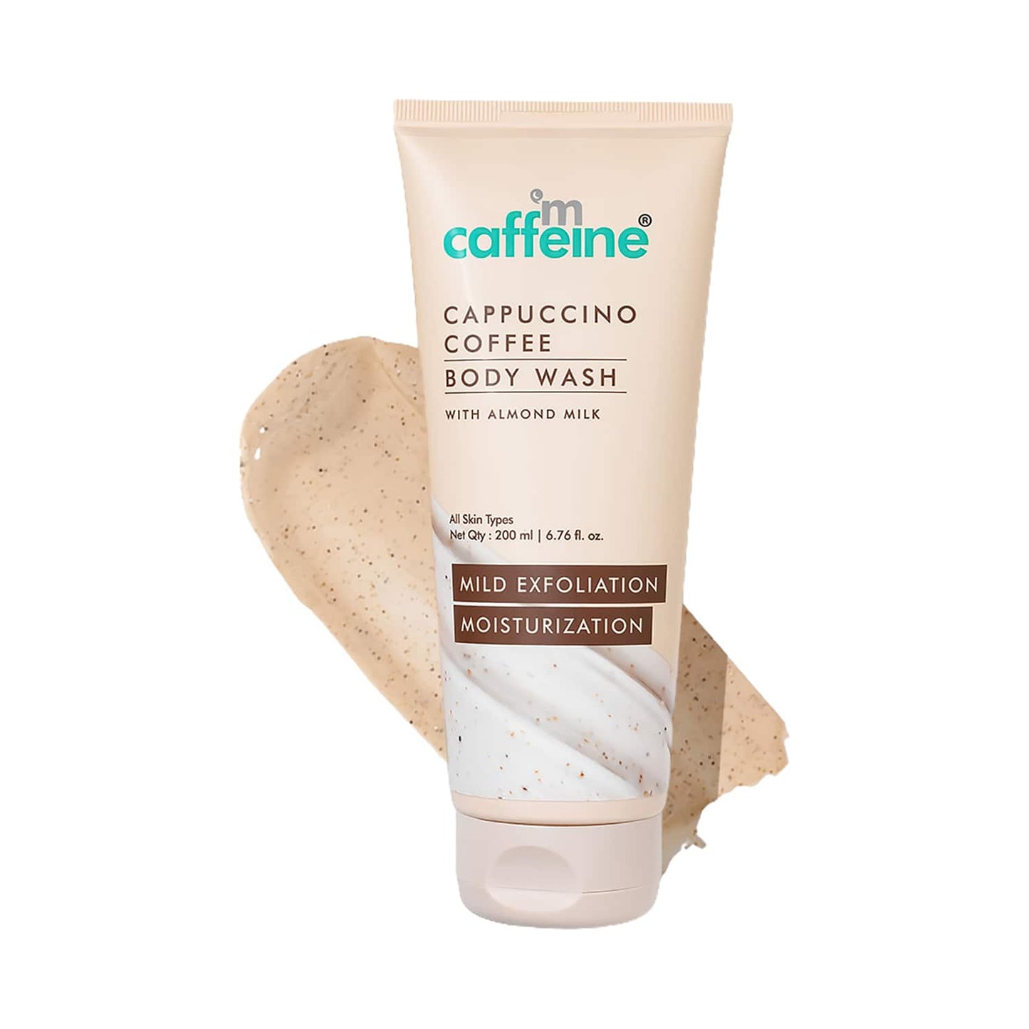 mCaffeine Cappuccino Coffee Body Wash Tube (200ml)