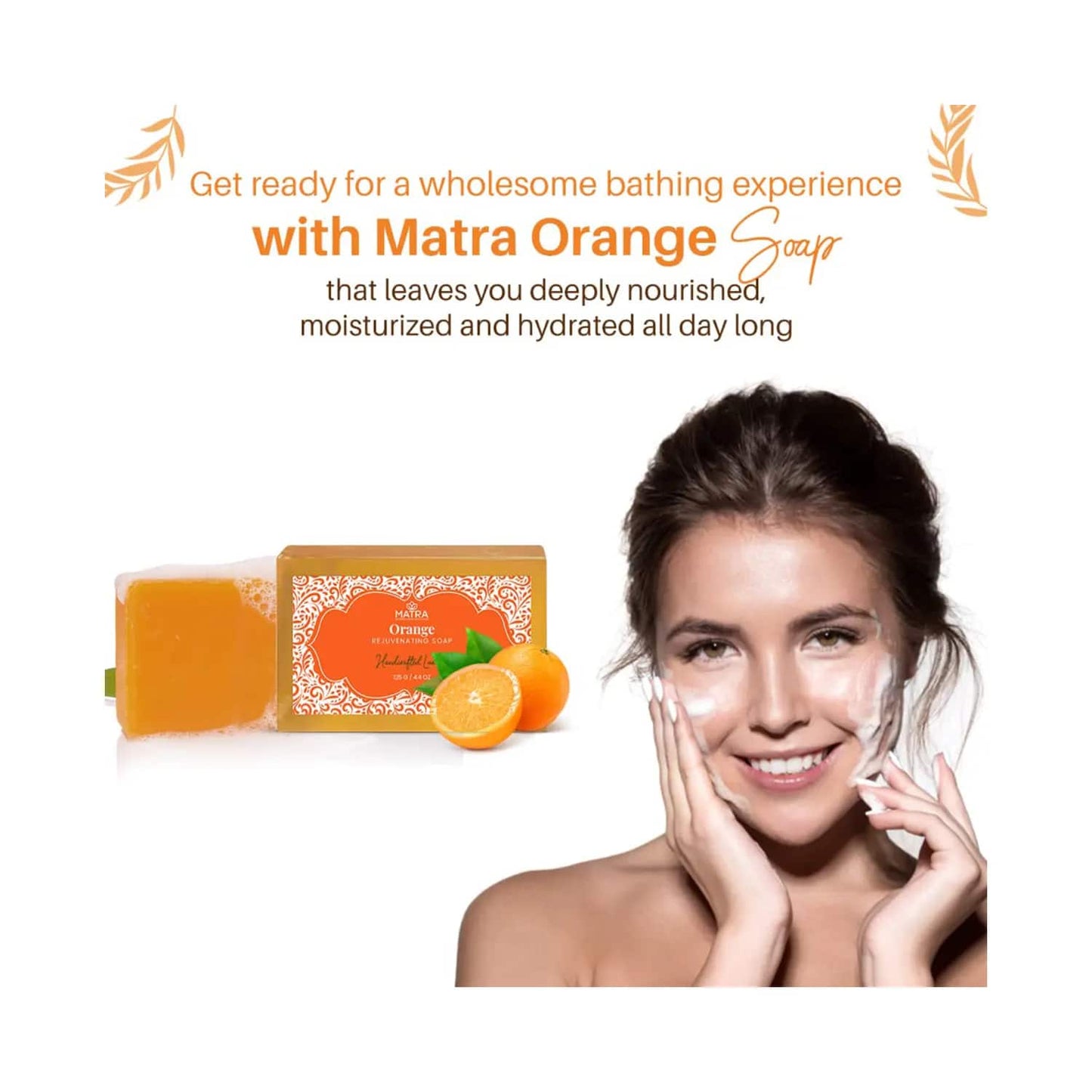 Matra Orange Handmade Soap with Bergamot (125g)