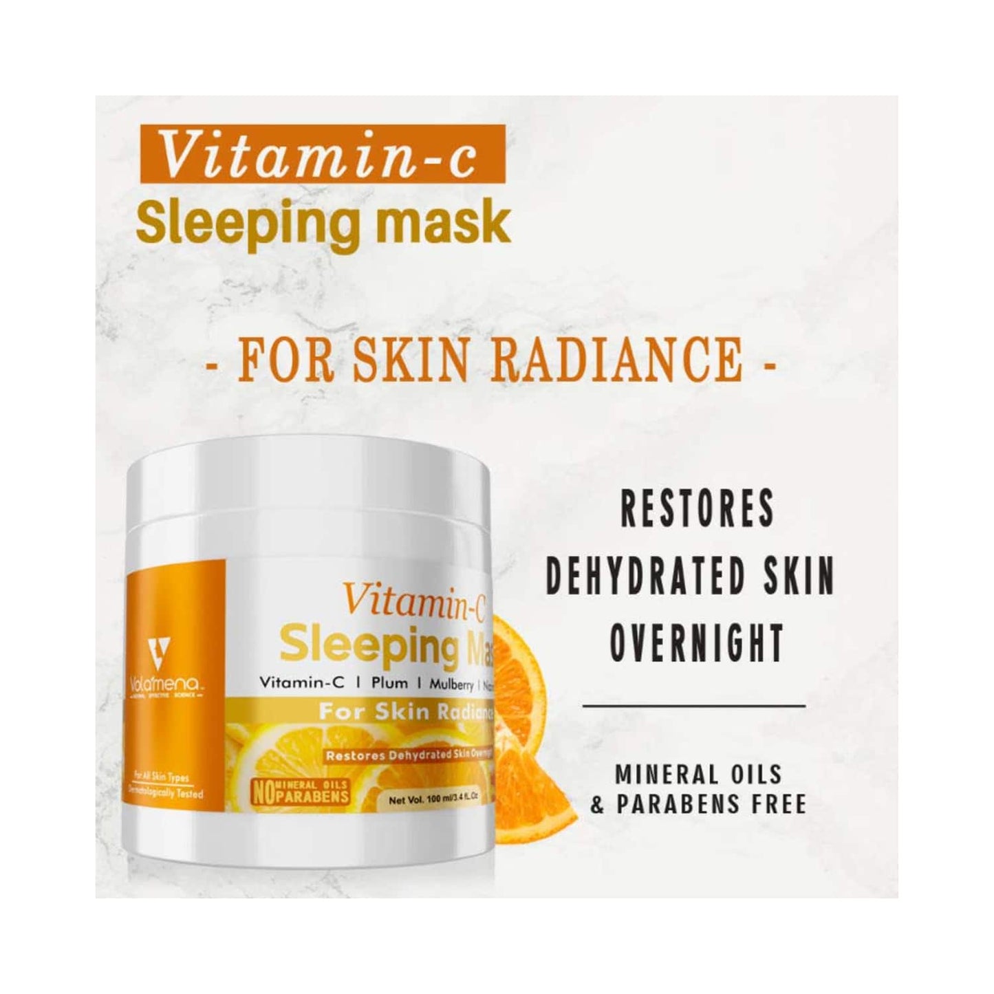 Volamena Vitamin C Sleeping Mask (100ml)