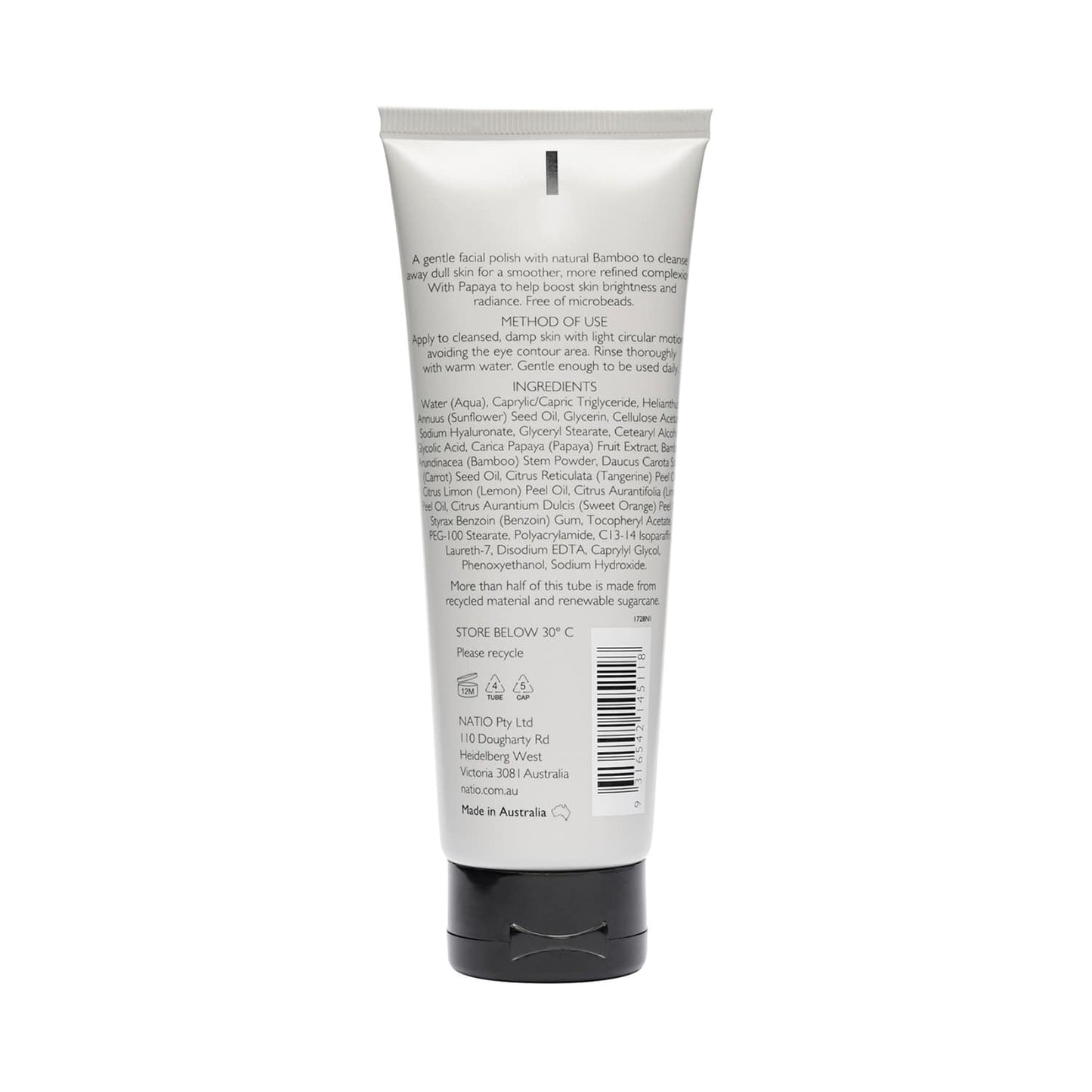 Natio Treatments Bamboo & Papaya Rejuvenating Micro Exfoliant (75g)