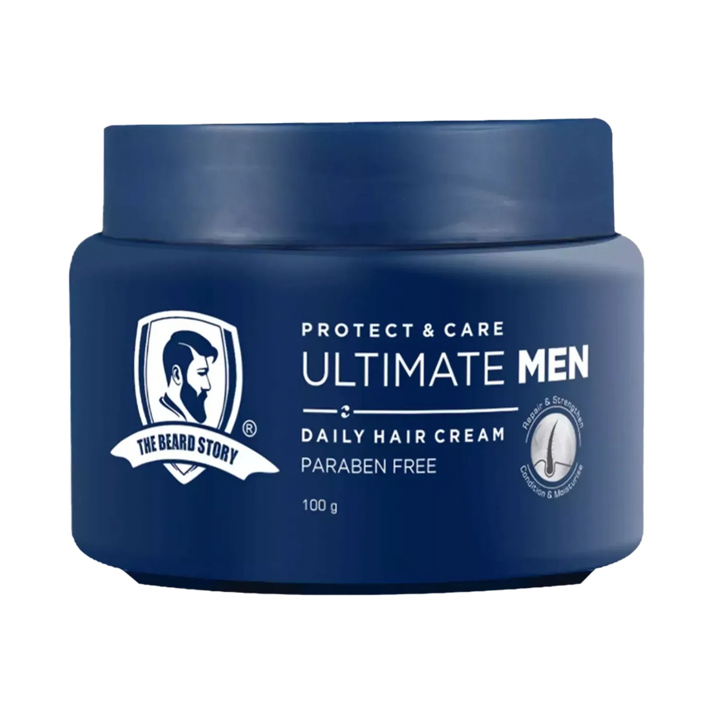 The Beard Story Protect & Care Ultimate Men Daily Hair Cream (100gm)