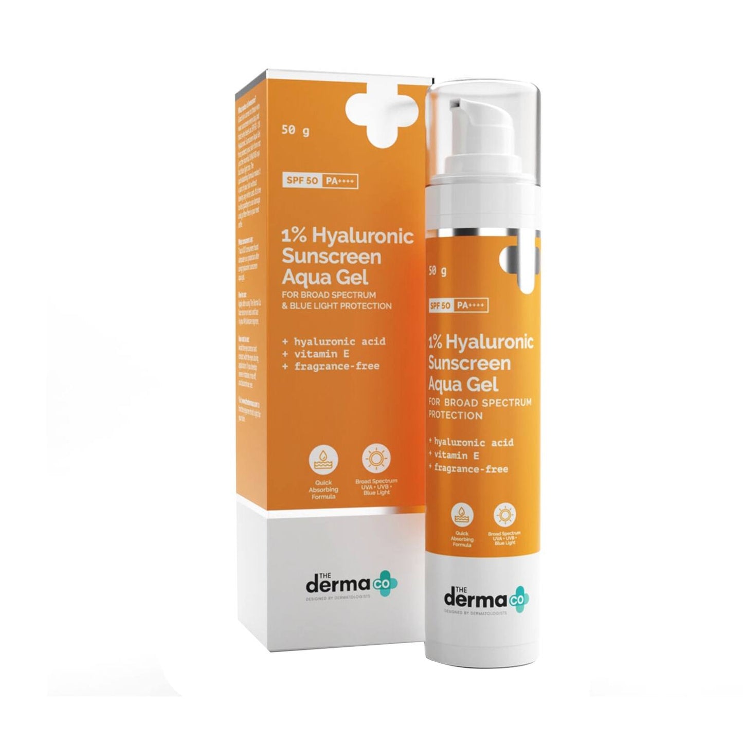 The Derma Co 1% Hyaluronic Sunscreen and 2% Salicylic Serum Combo