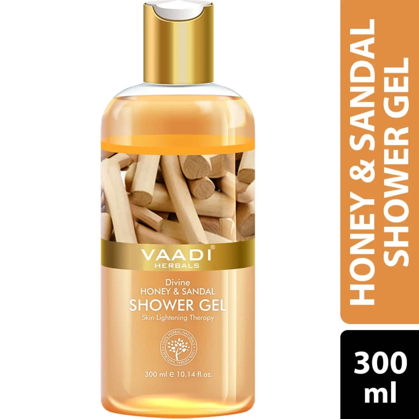 Vaadi Herbals Divine Honey & Sandal Shower Gel (300ml)