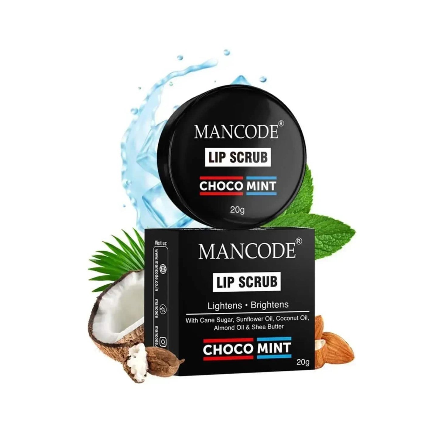 Mancode Choco Mint Lip Scrub - (20g)