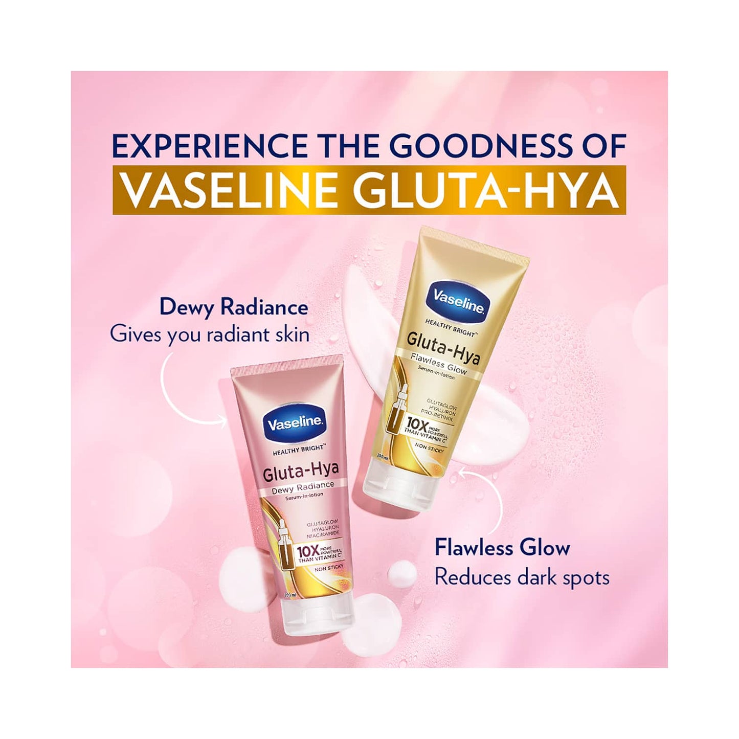 Vaseline Gluta Hya Dewy Radiance Serum-In-Lotion (200ml)