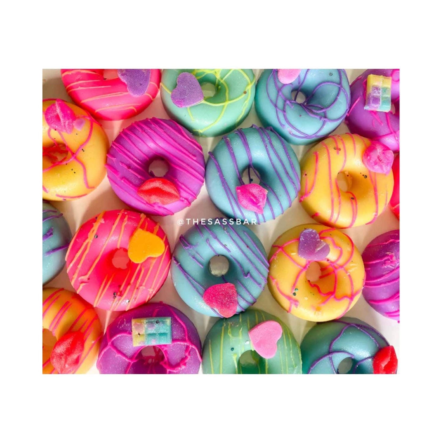 The Sass Bar Assorted Cafe Donut Soap (75 g)