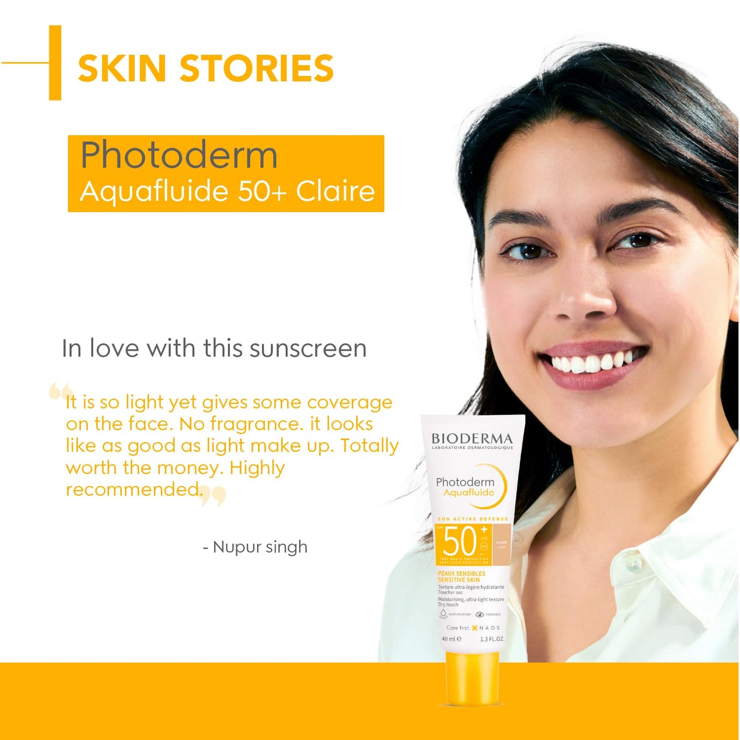 Bioderma Photoderm Aquafluide Sunscreen SPF 50+ (40ml)