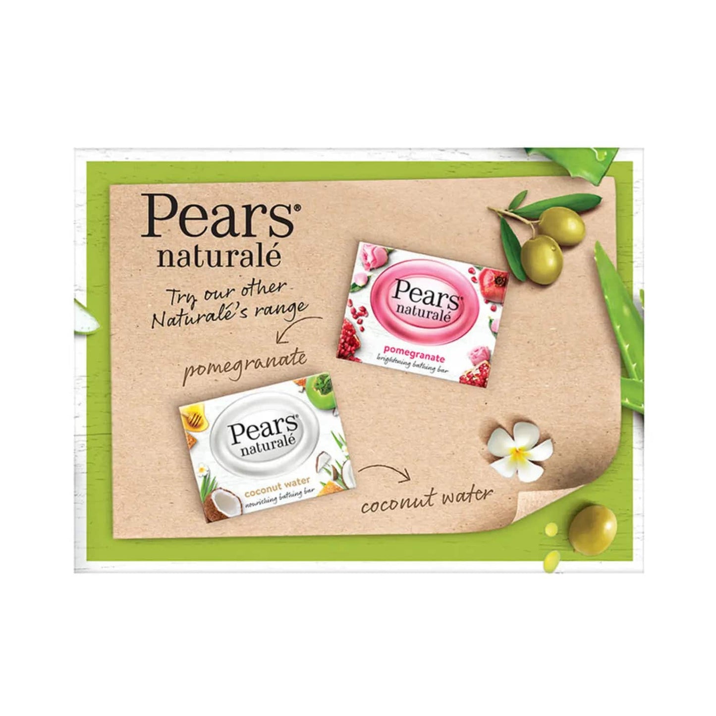 Pears Naturale Aloe Vera Detoxifying Bar Soap (3Pcs)