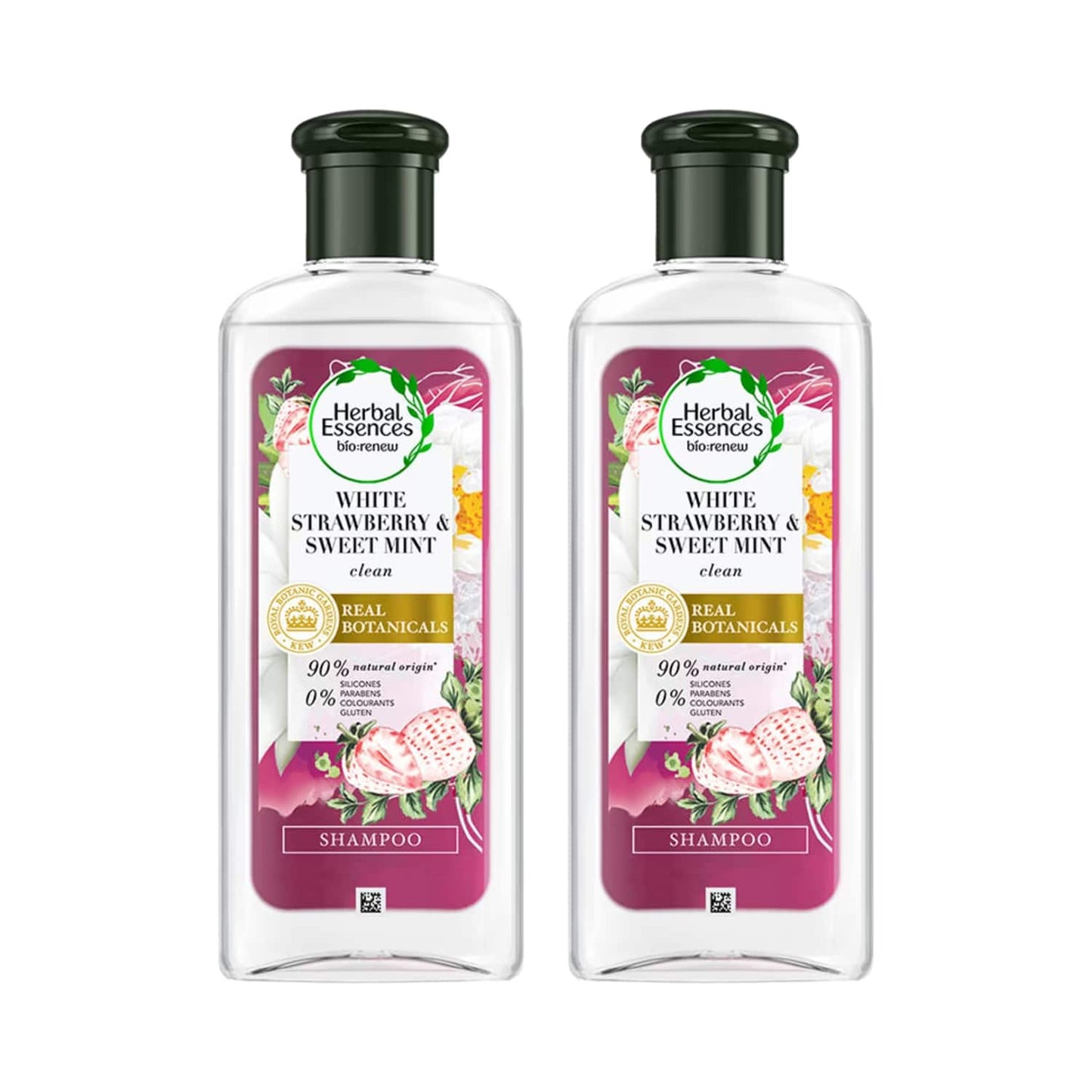 Herbal Essences White Strawberry and Sweet Mint Shampoo (240 ml) (Pack of 2)