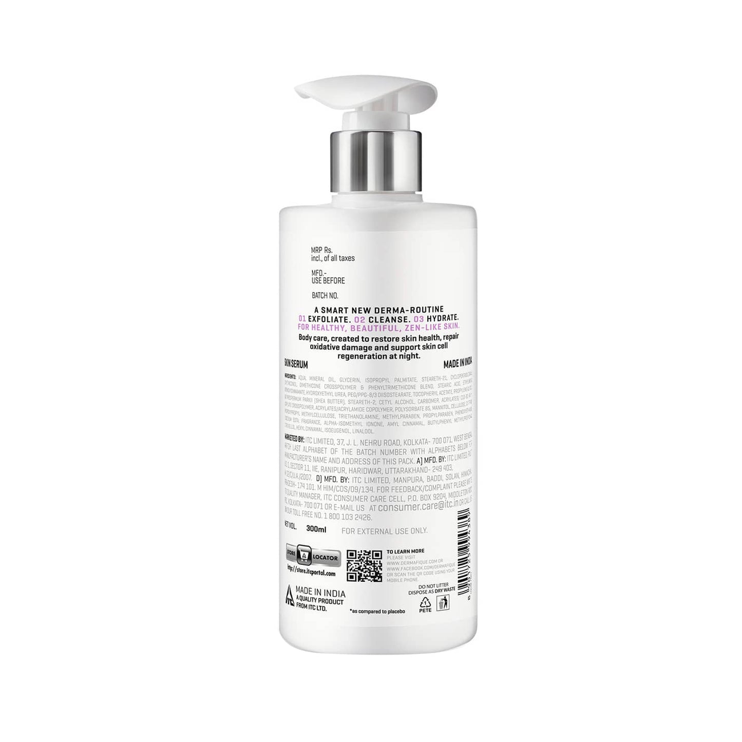 Dermafique Night Replenish Body Serum (300ml)