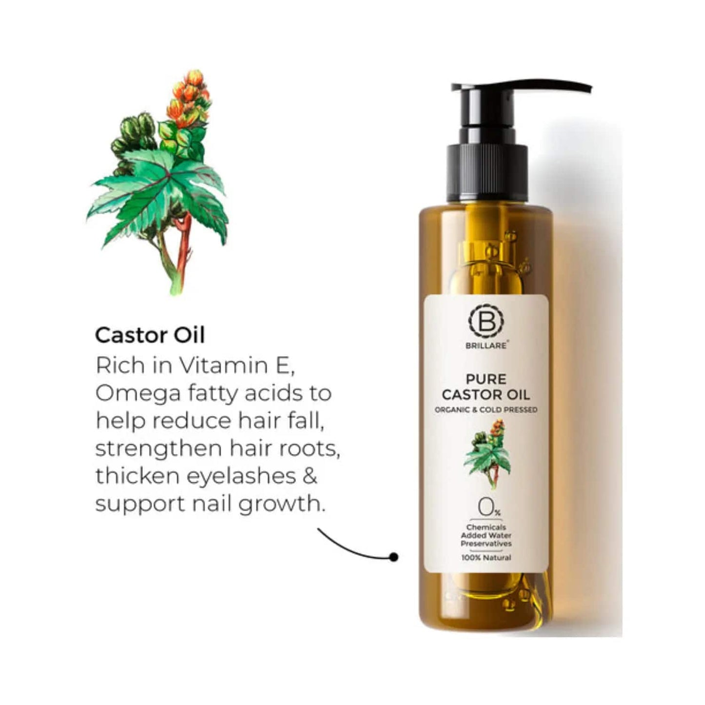 Brillare Pure Castor Oil